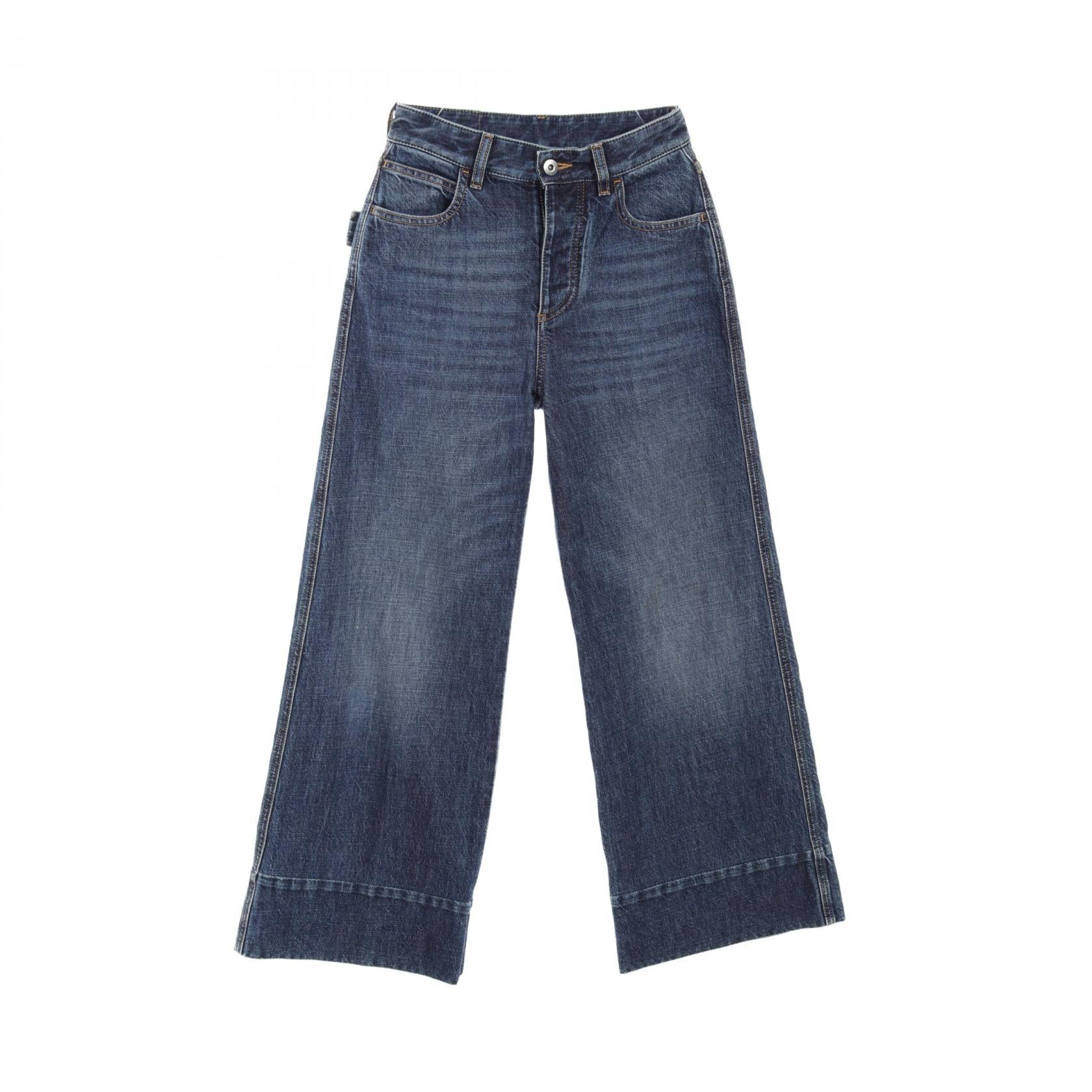 Bottega Veneta Cotton Denim Pants