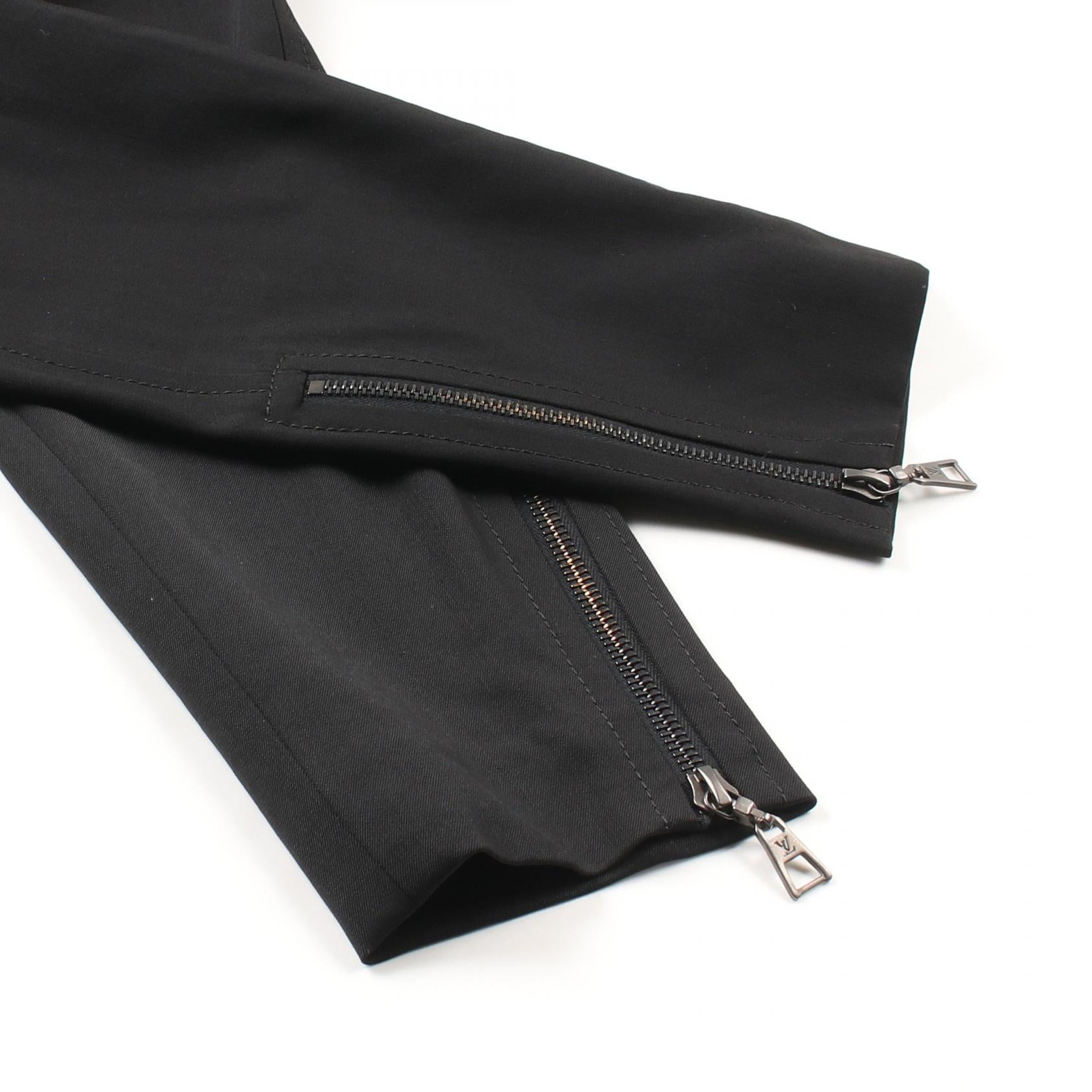 Louis Vuitton Wool Pants Black Used