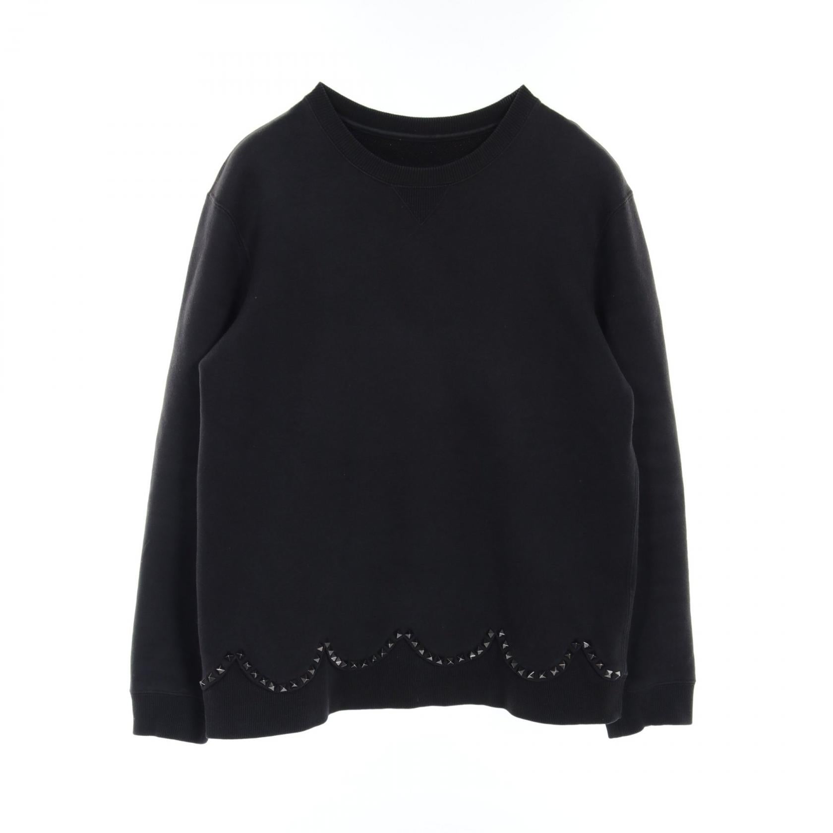 Valentino Cotton Sweatshirt Black