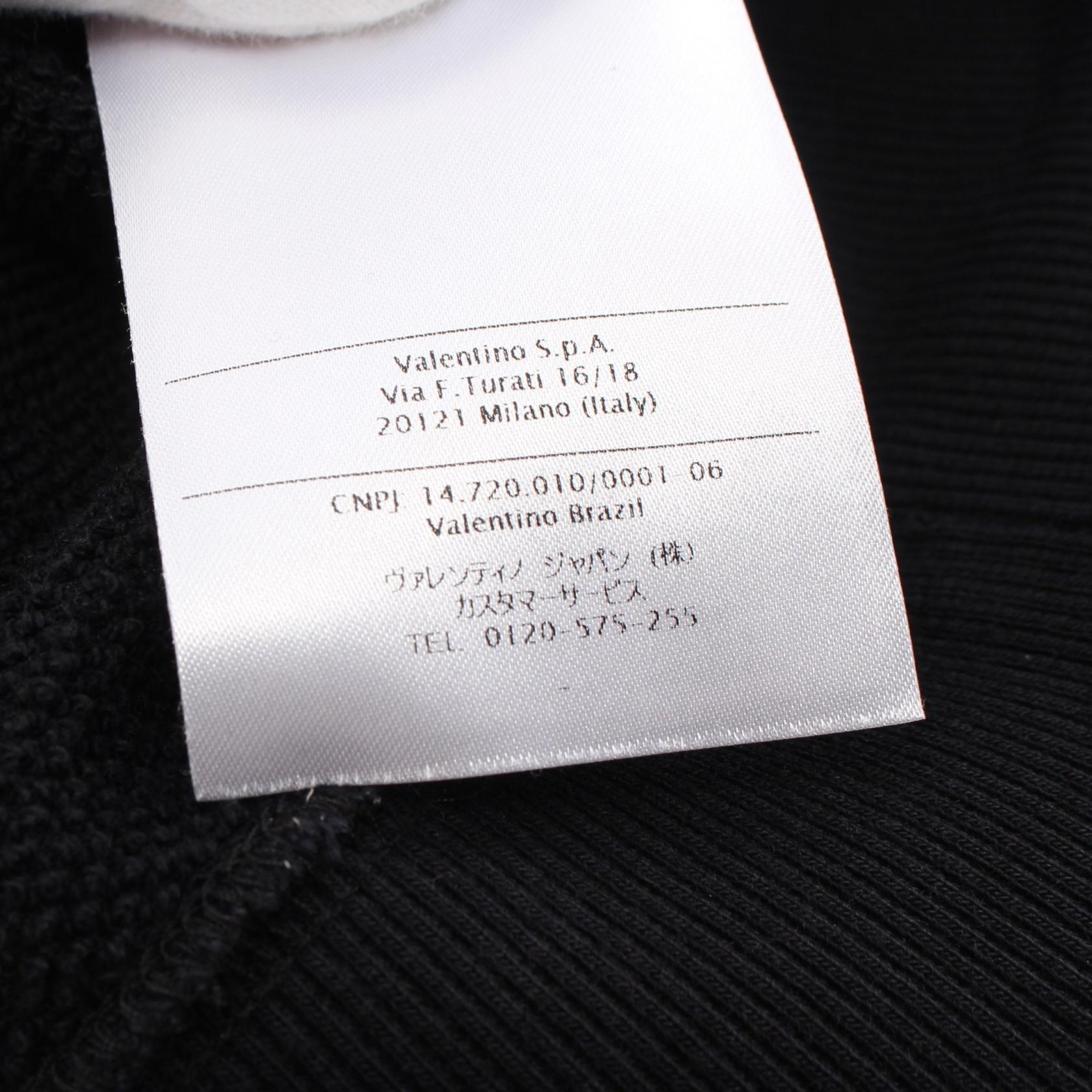 Valentino Cotton Sweatshirt Black