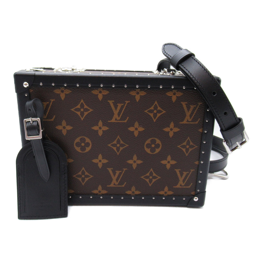 Louis Vuitton Monogram Macassar Clutch Box Bag M20252