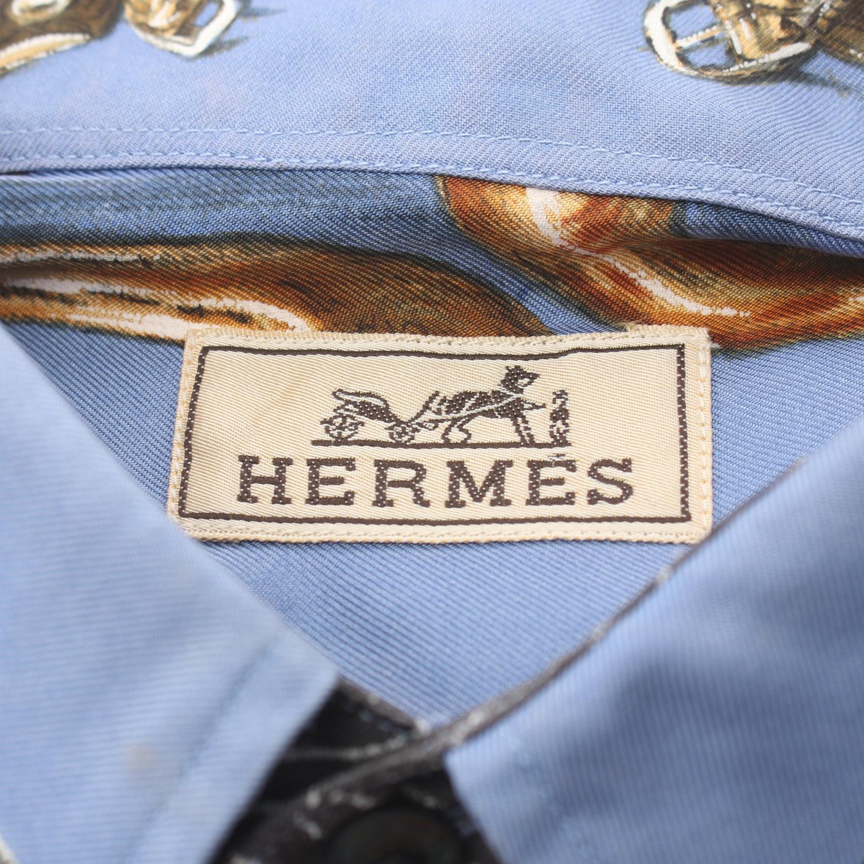 Hermes Silk Top Multicolor