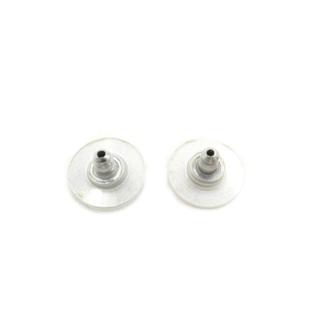 Chanel Silver Plated Coco Mark Earrings