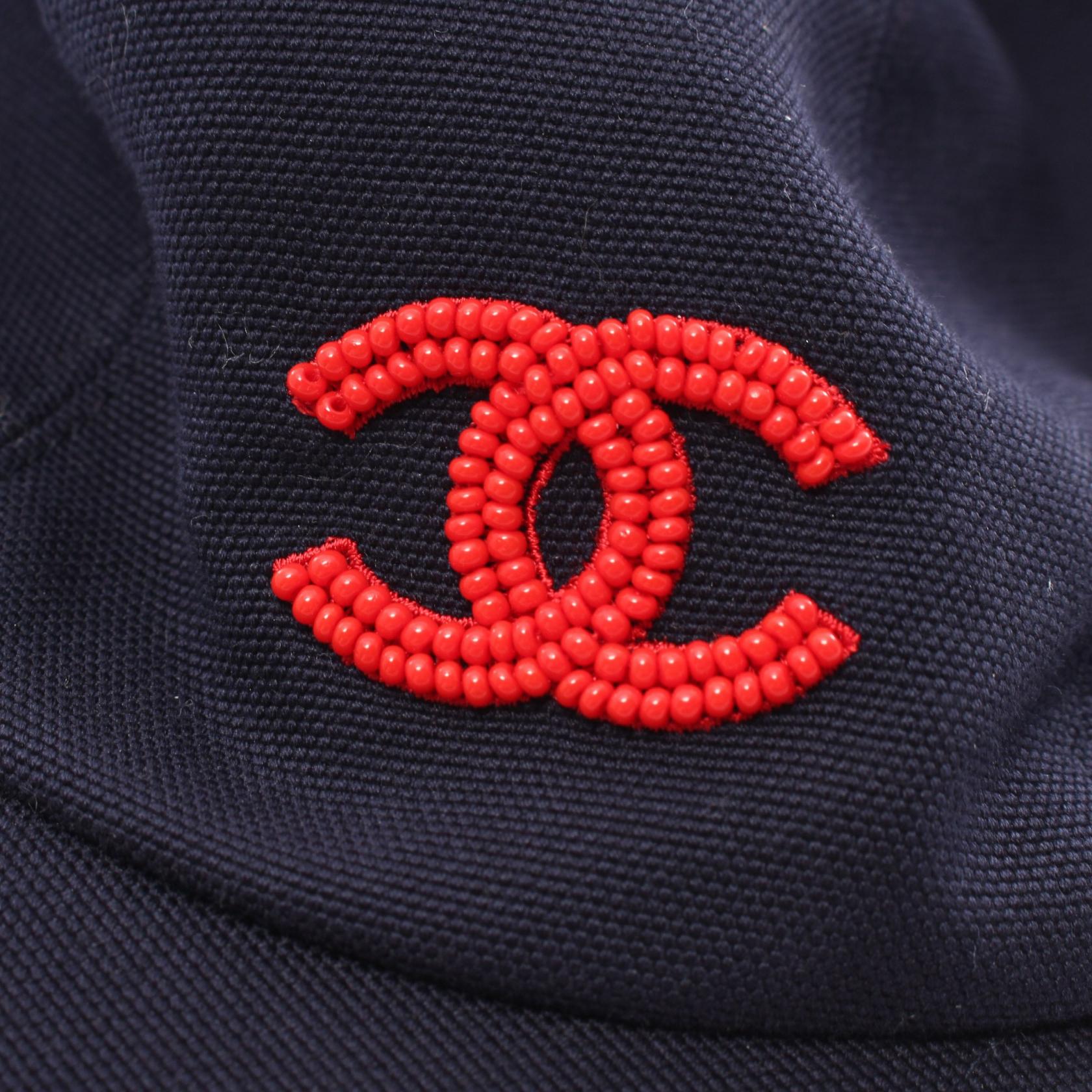 Chanel Cotton Coco Mark Cap Hat