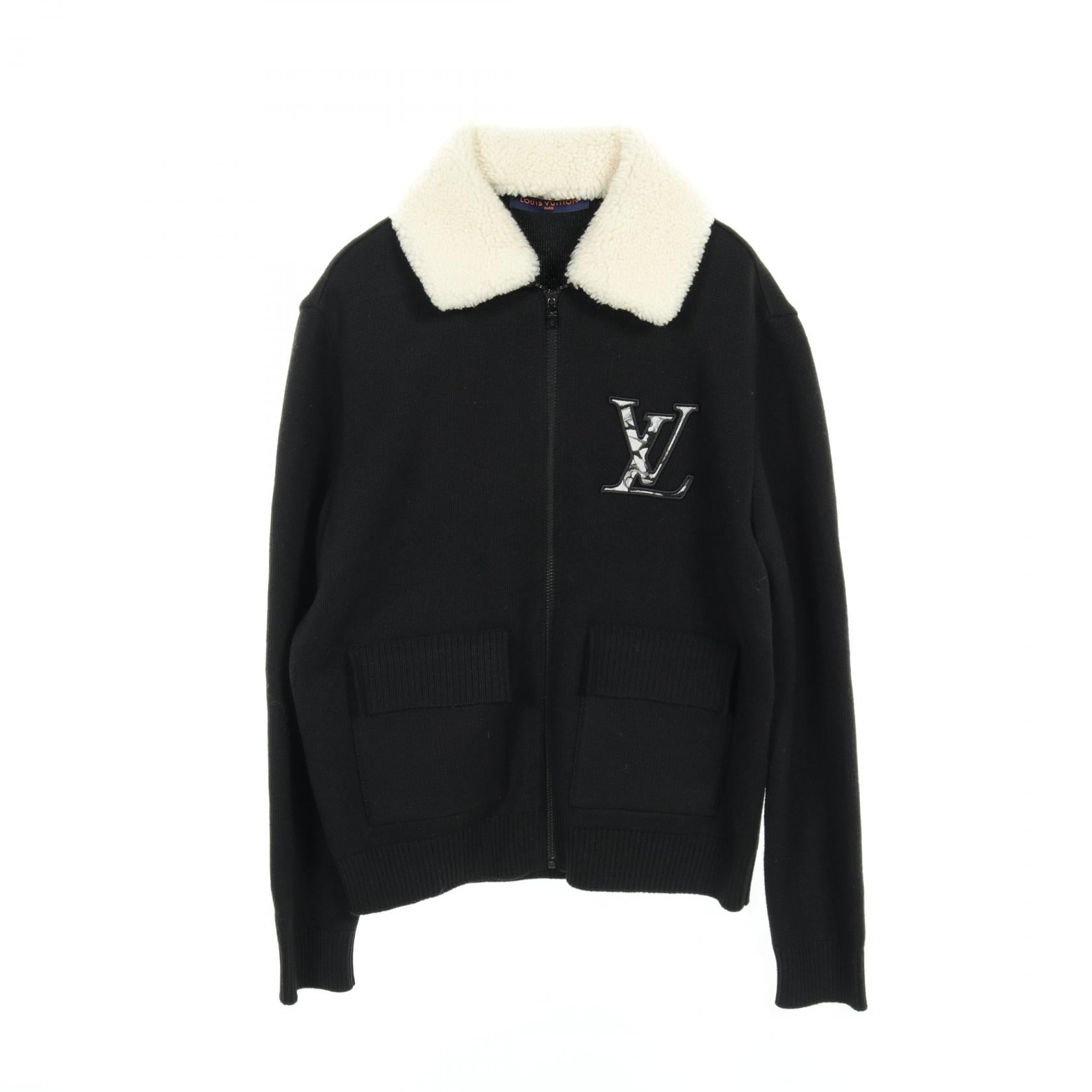 Louis Vuitton Wool Shearling Collar Jacket