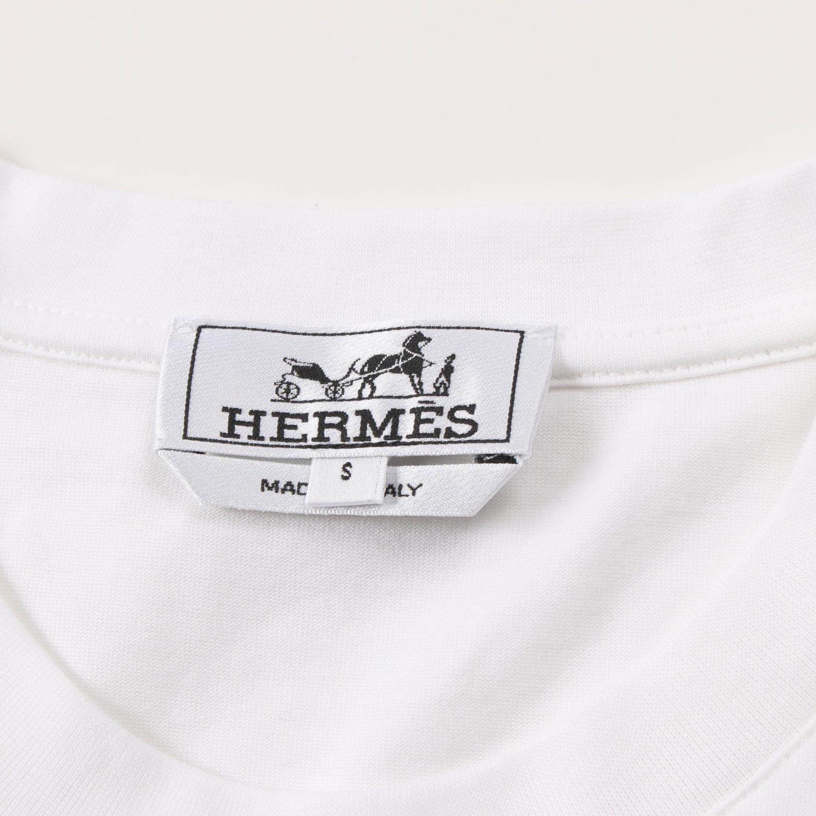 Hermes Piqures Sellier Cotton T-Shirt