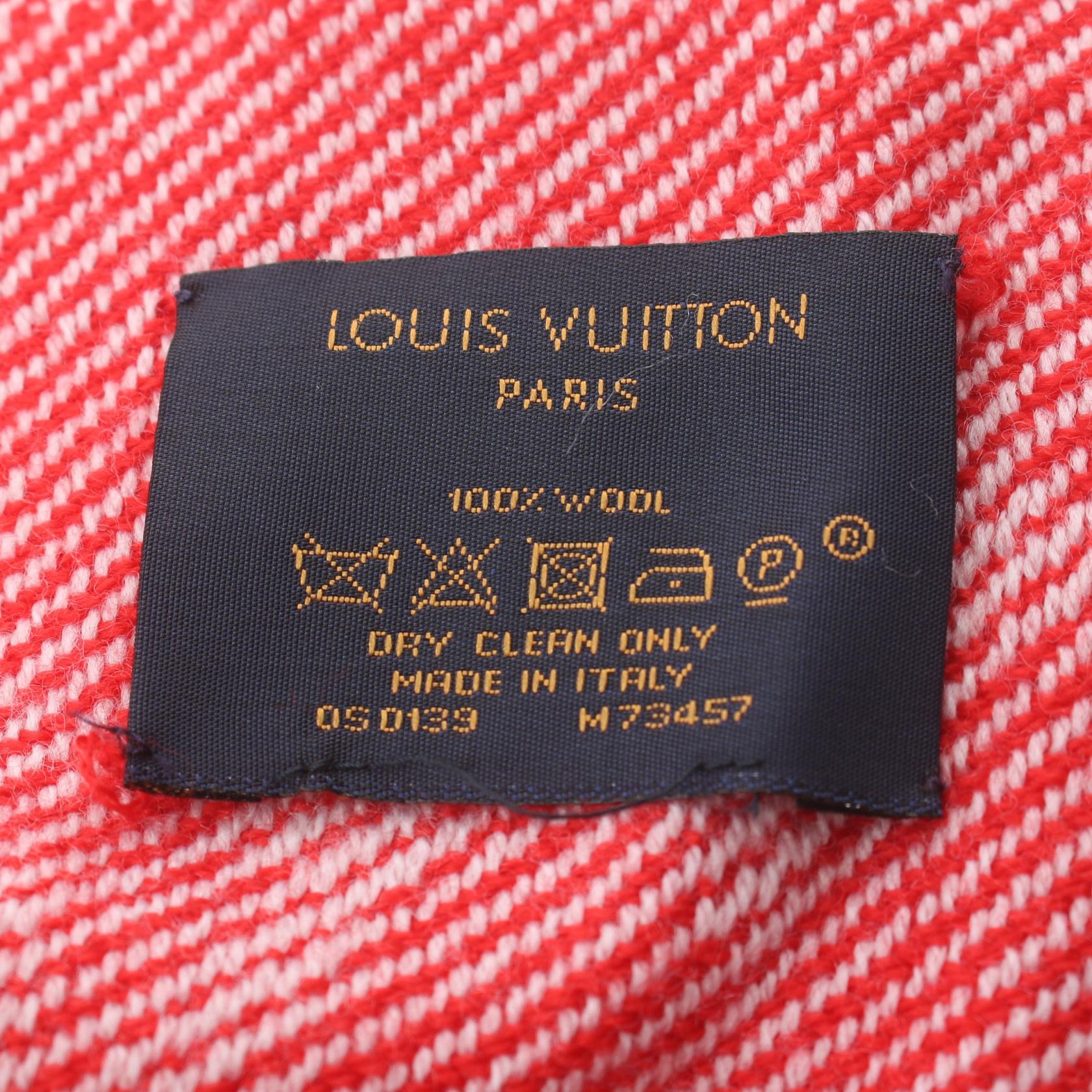 Louis Vuitton Wool Monogram Scarf M73457