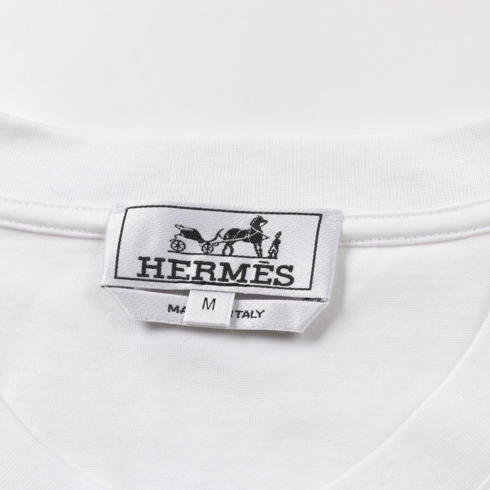 Hermes Cotton Piqures Sellie T-Shirt