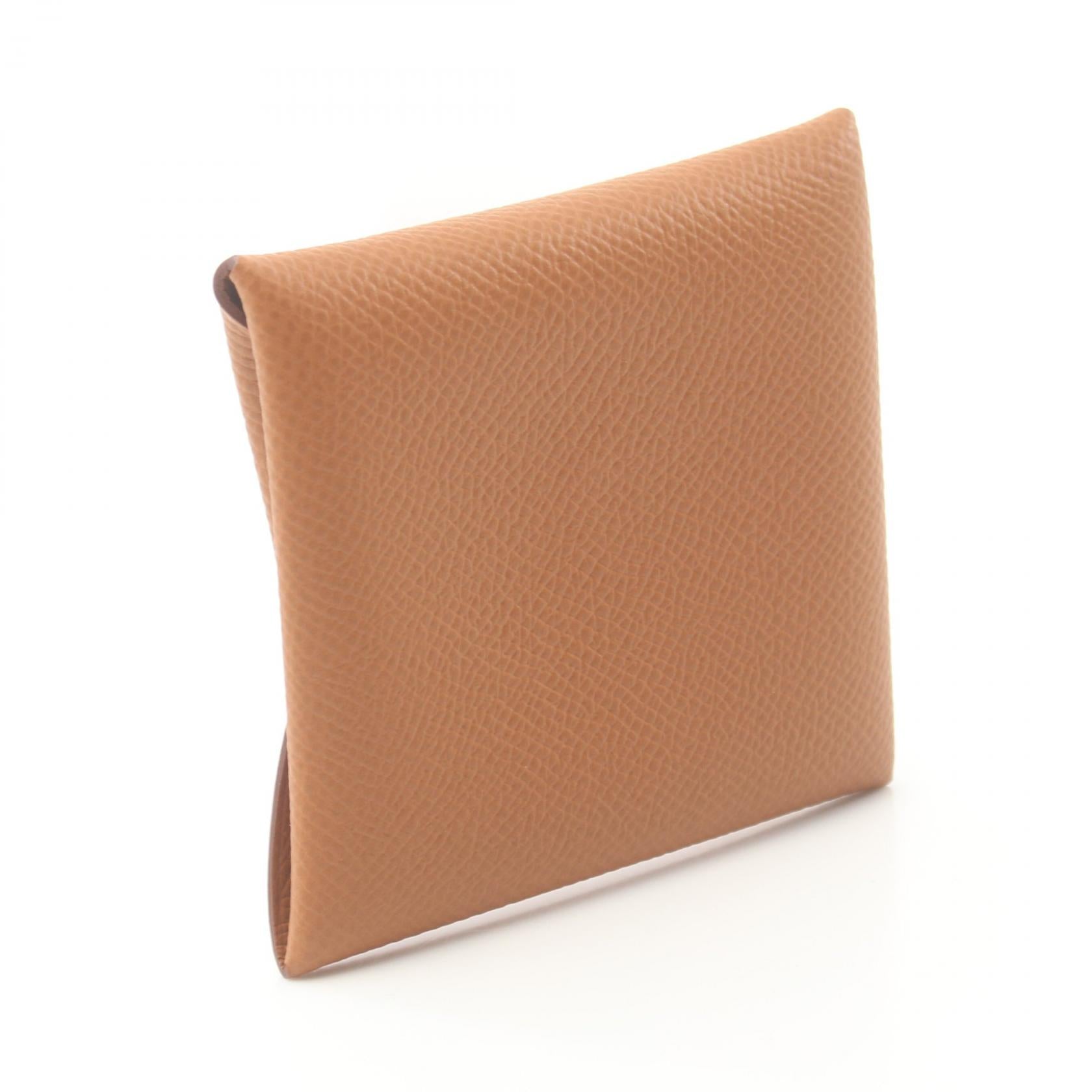 Hermes Bastia Gold Coin Case Wallet