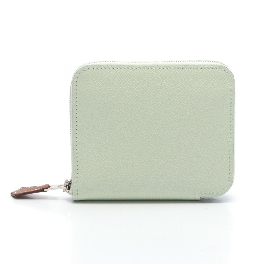 Hermes Azap Compact Silk'in Wallet Green