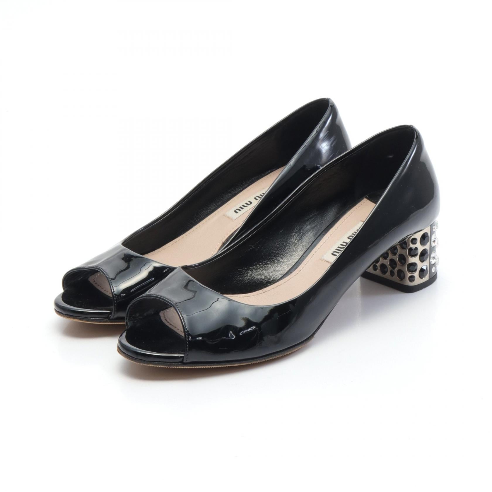 Miu Miu Patent Leather Pumps Black