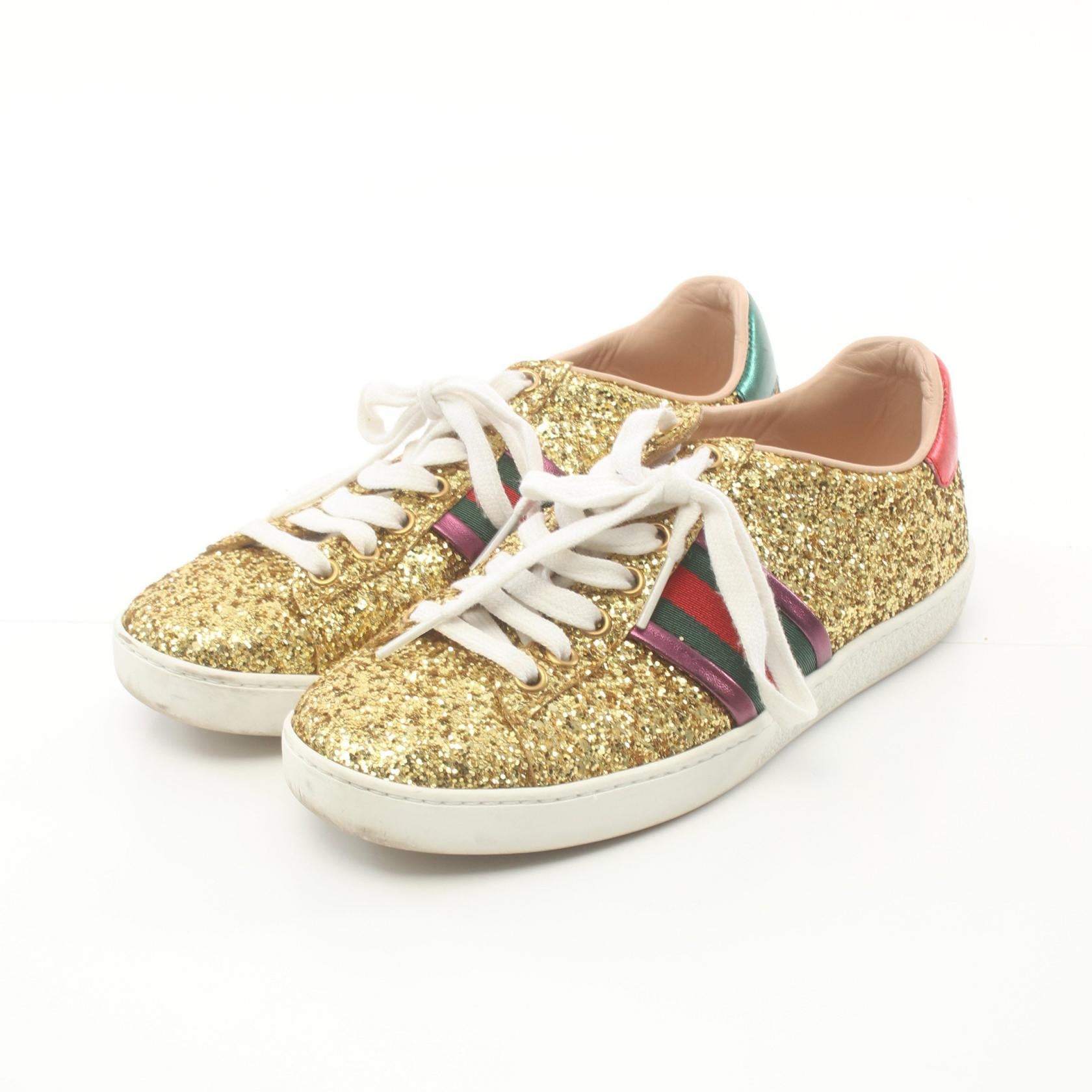 Gucci Glitter Canvas Sneakers