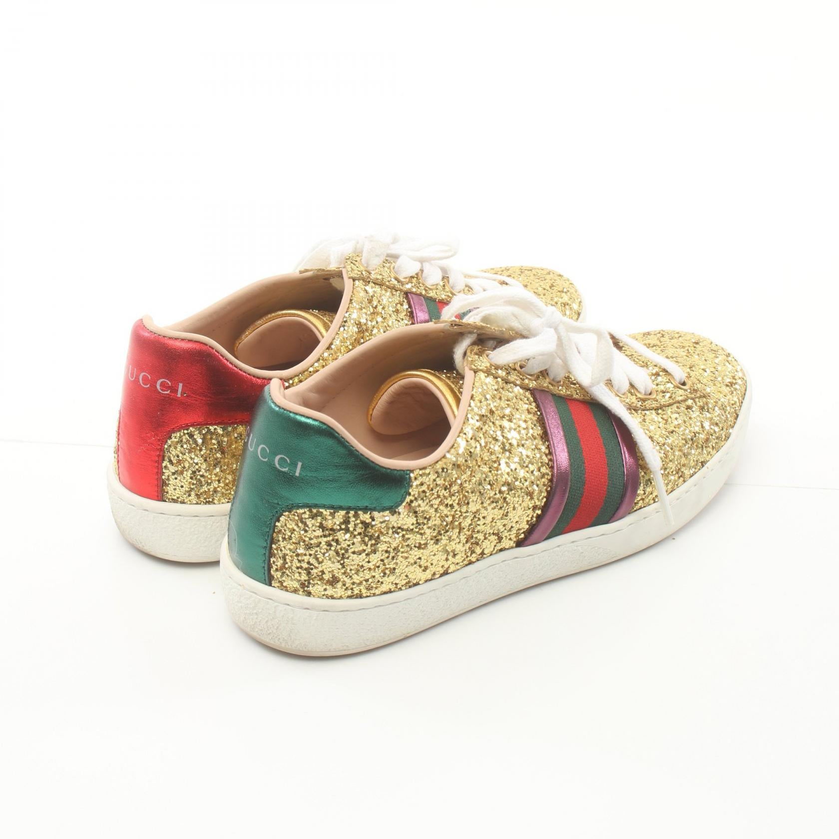 Gucci Glitter Canvas Sneakers