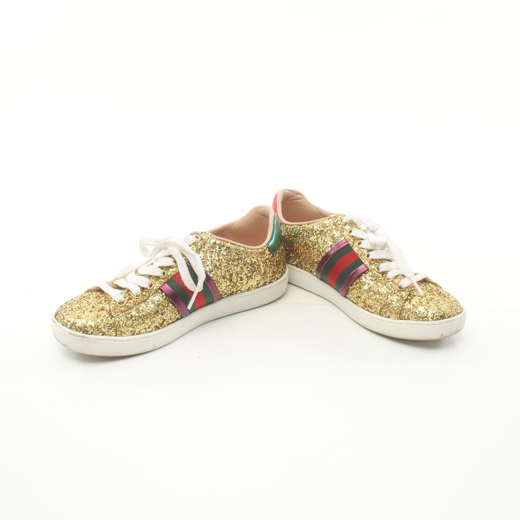 Gucci Glitter Canvas Sneakers