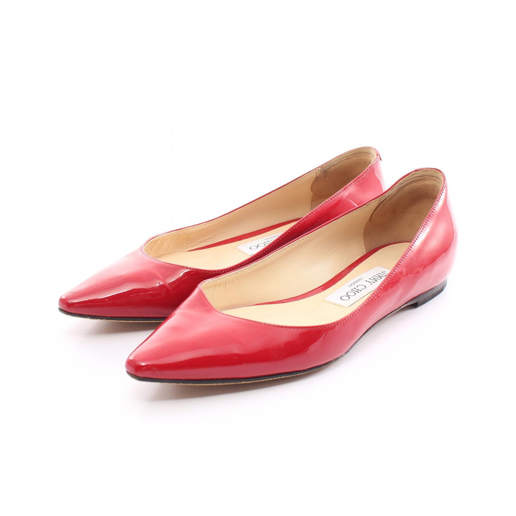 Jimmy Choo Patent Leather Shoes Red