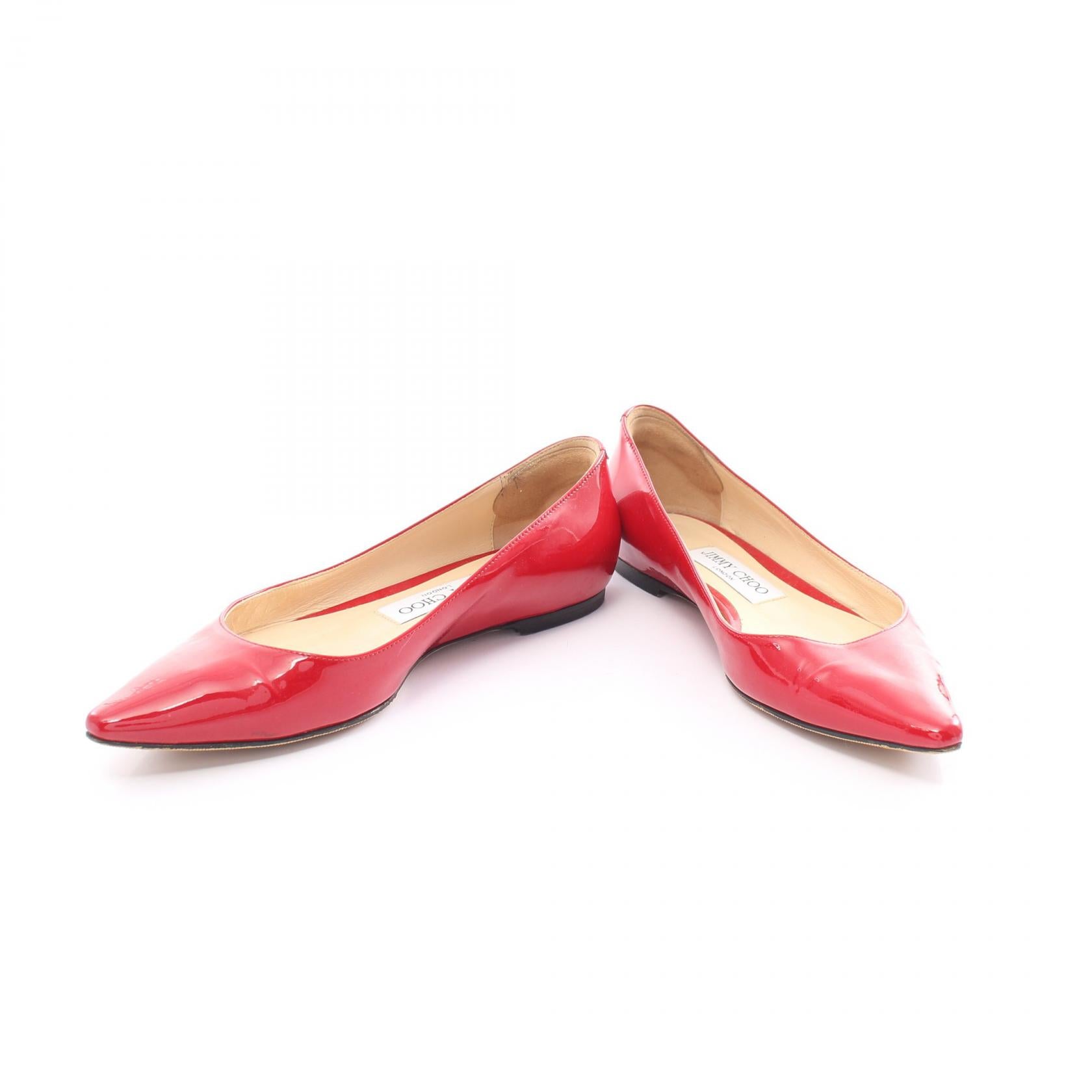 Jimmy Choo Patent Leather Shoes Red