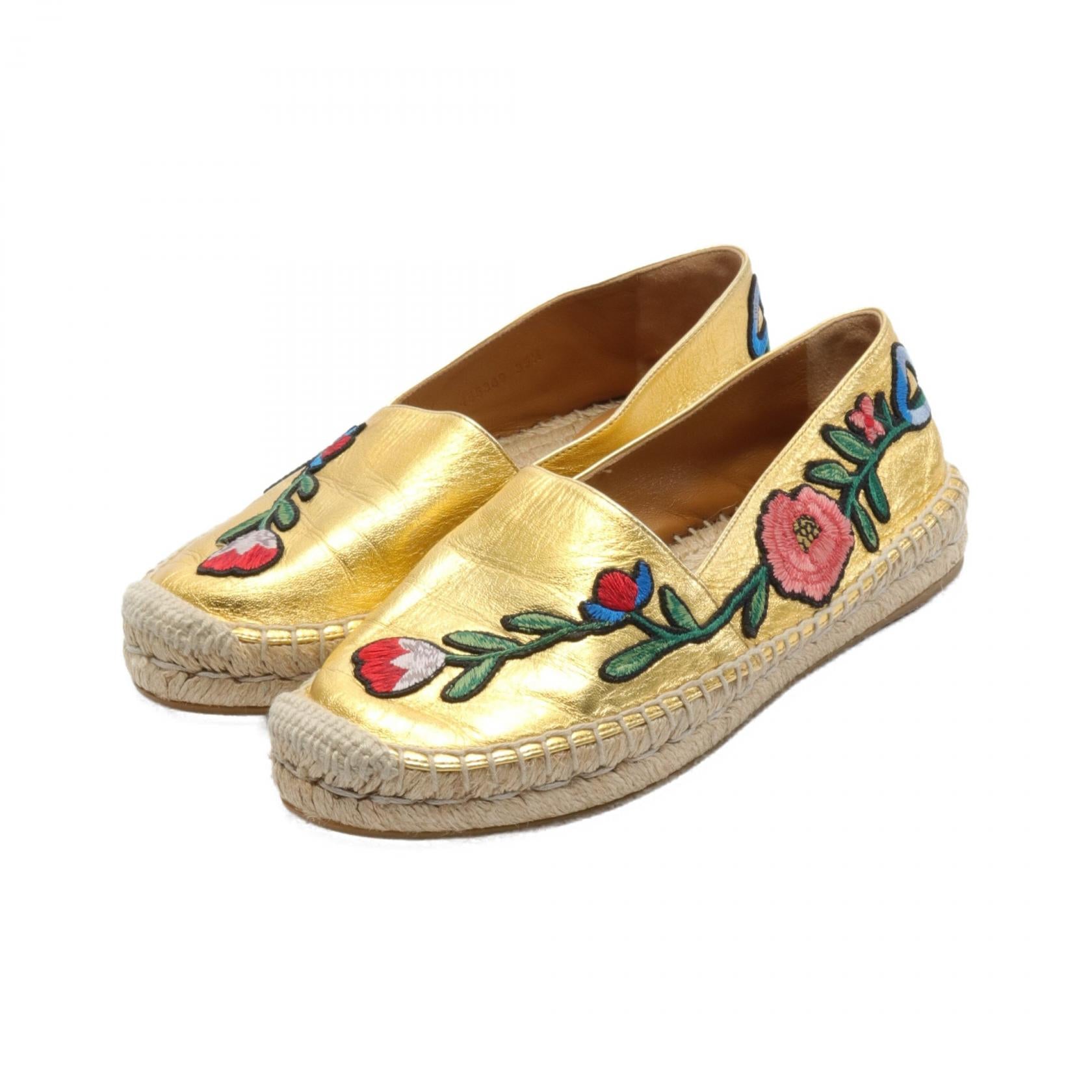 Gucci Leather Slip-On Shoes for Women