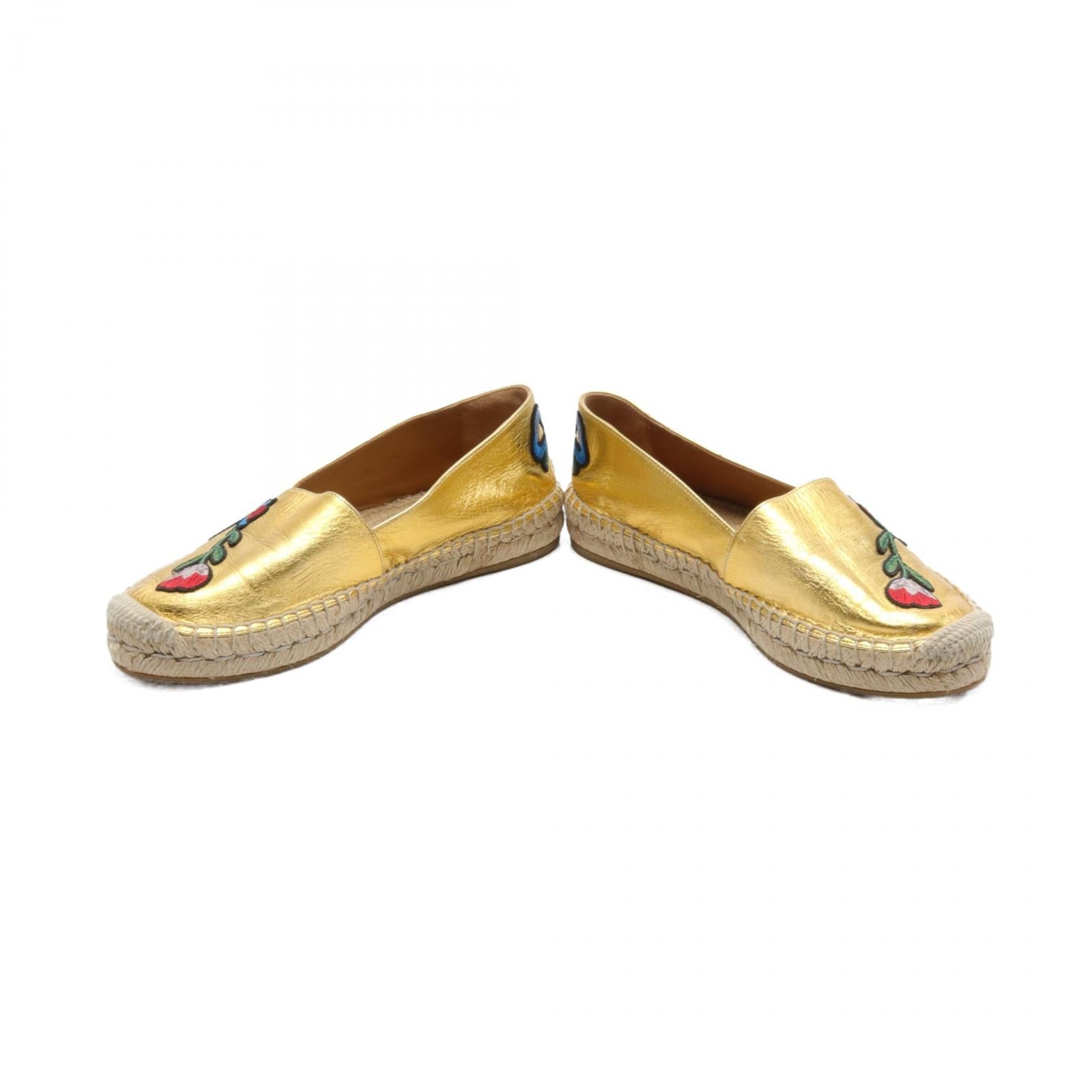 Gucci Leather Slip-On Shoes for Women