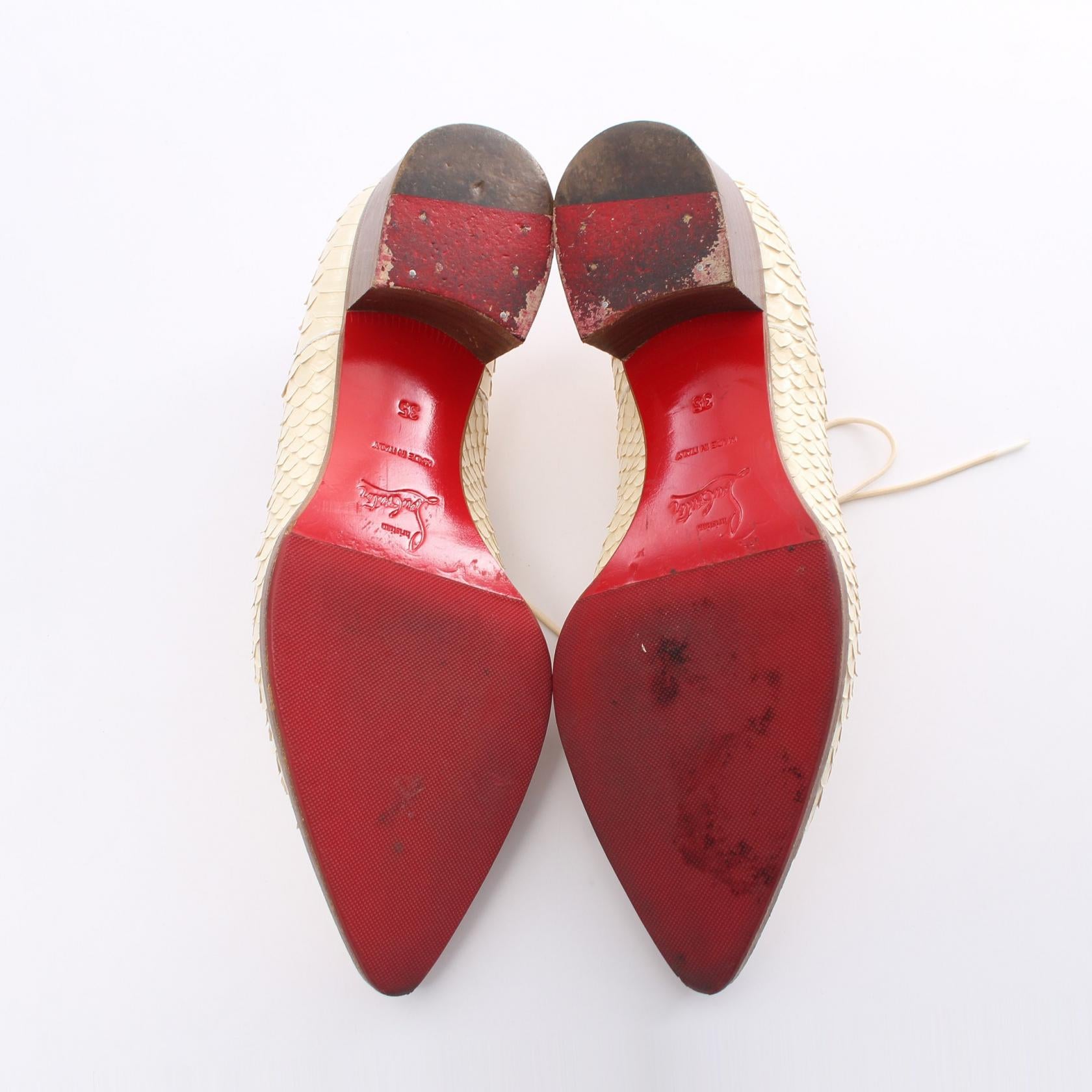 Christian Louboutin Exotic Leather Loafers