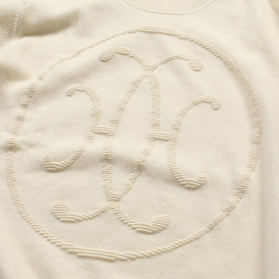 Hermes Cashmere Knit Top Ivory