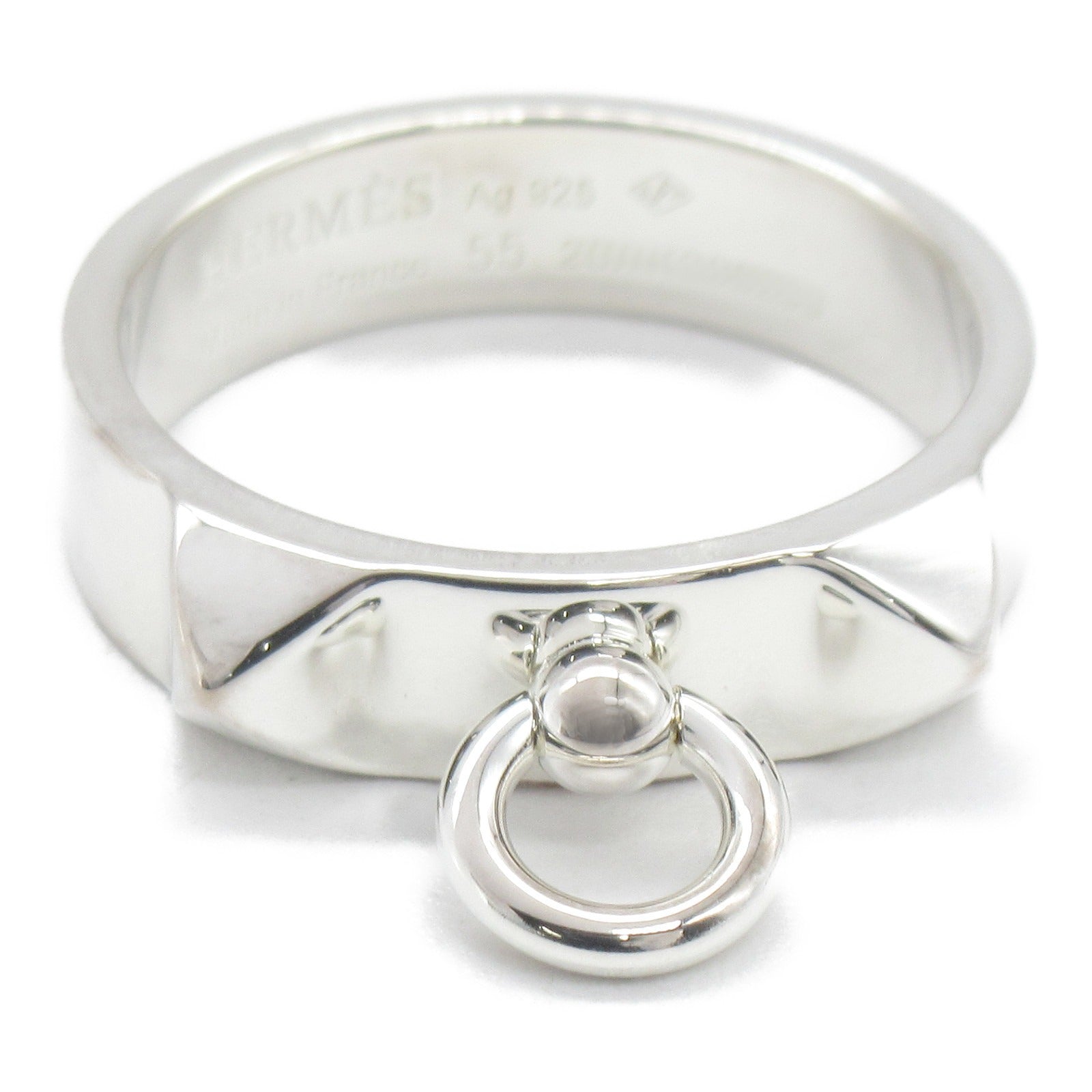 Hermes Collier de Chien Ring PM Silver 925