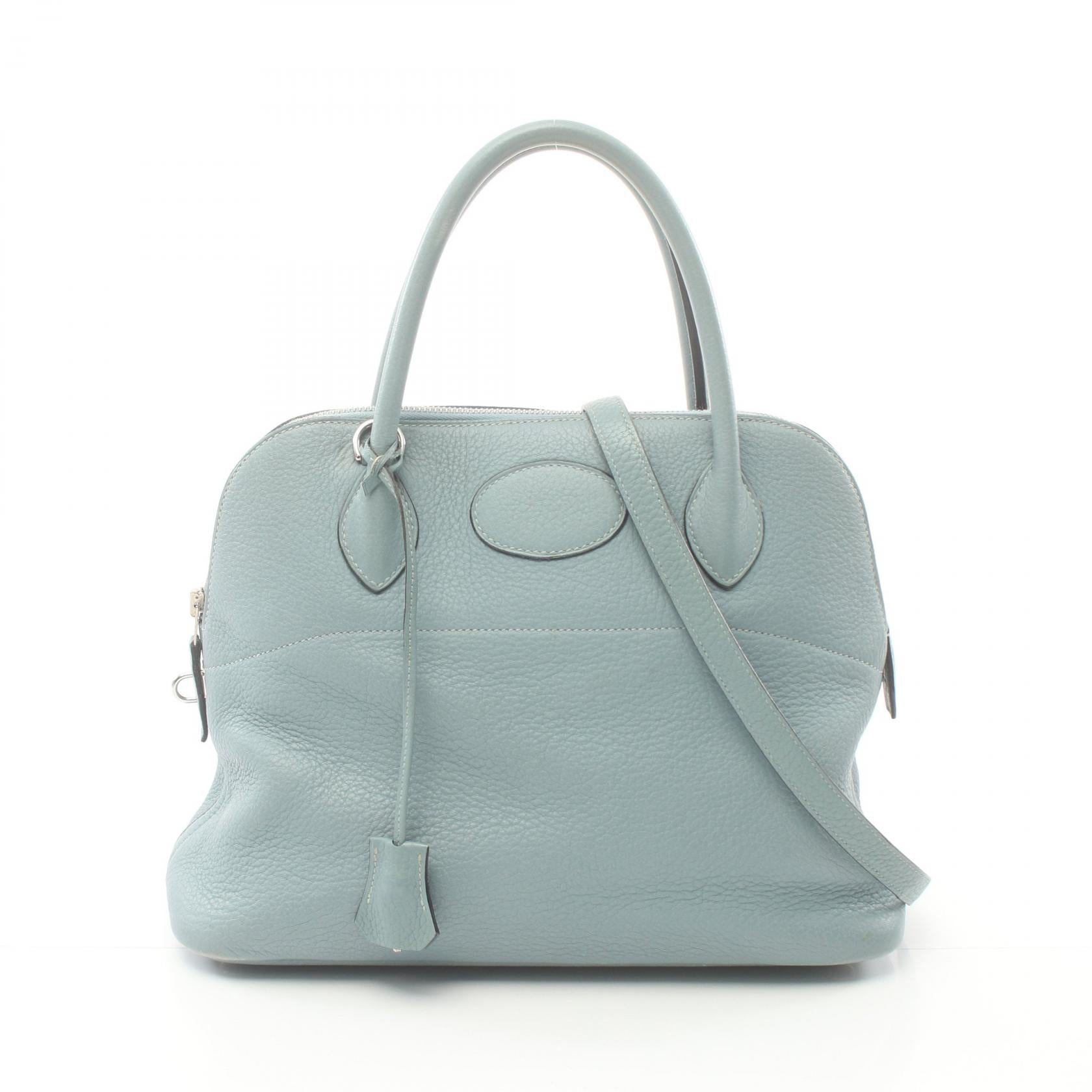 Hermes Bolide 31 Blue Handbag