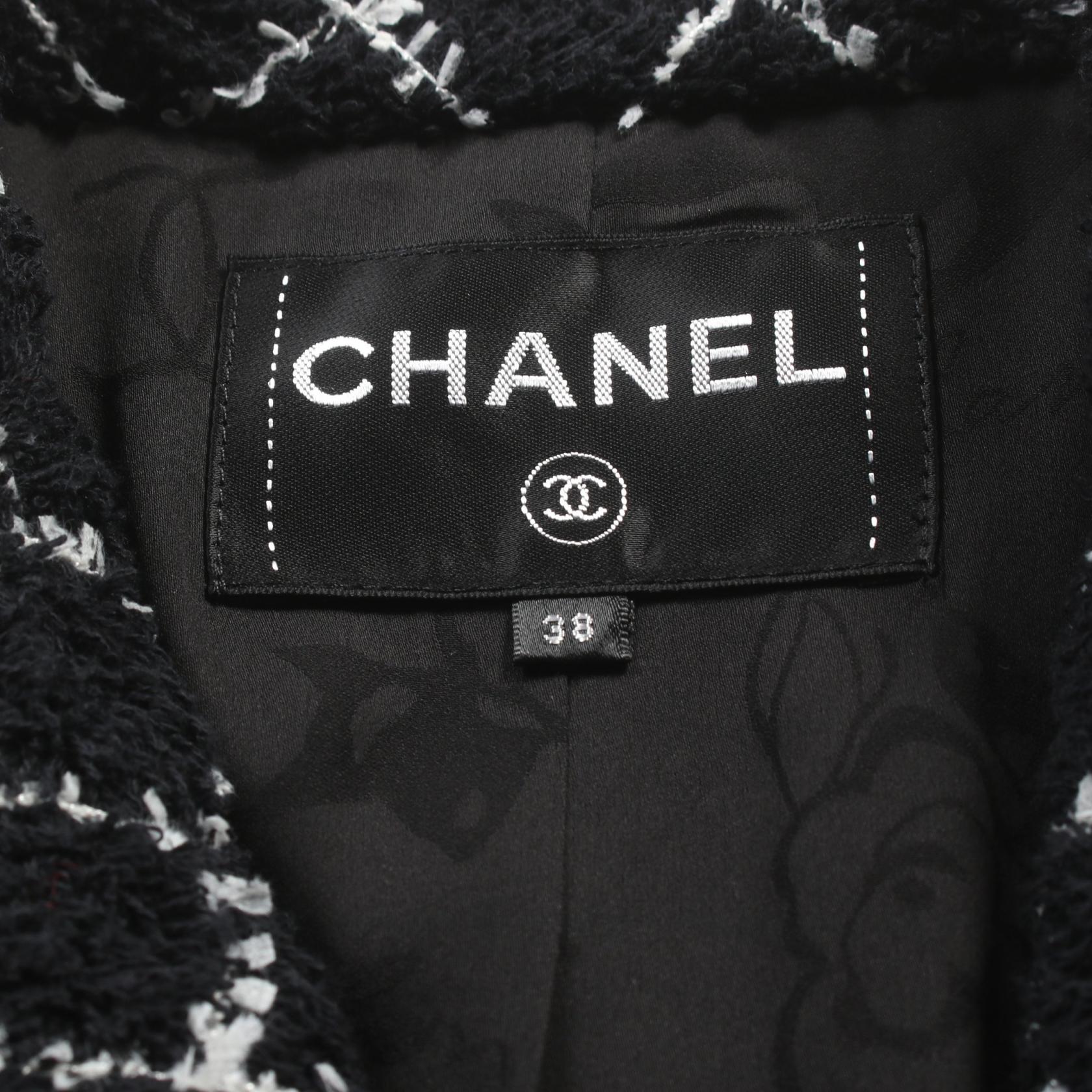 Chanel Coco Mark Cotton Fabric Outerwear