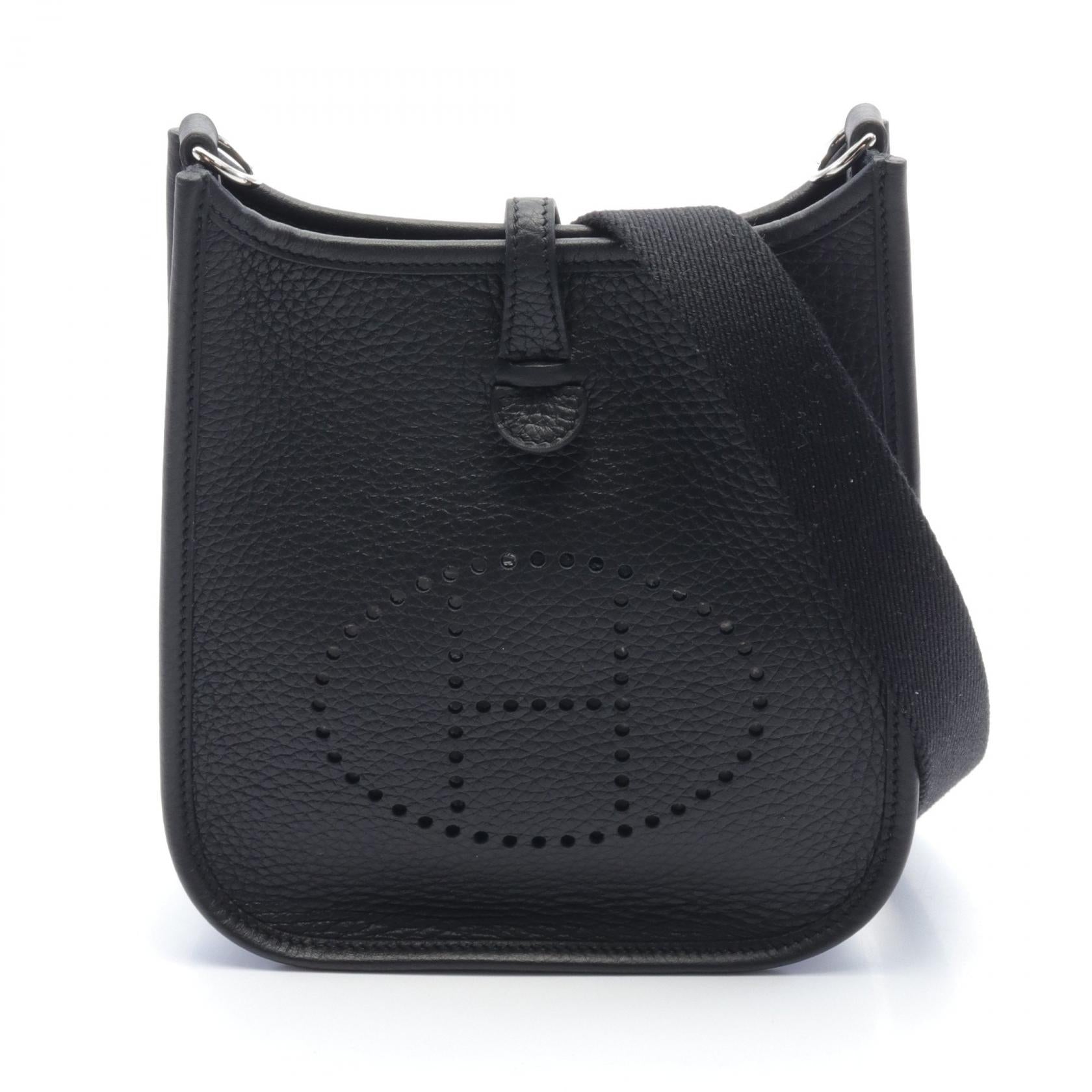 Hermes Evelyne TPM Shoulder Bag Black