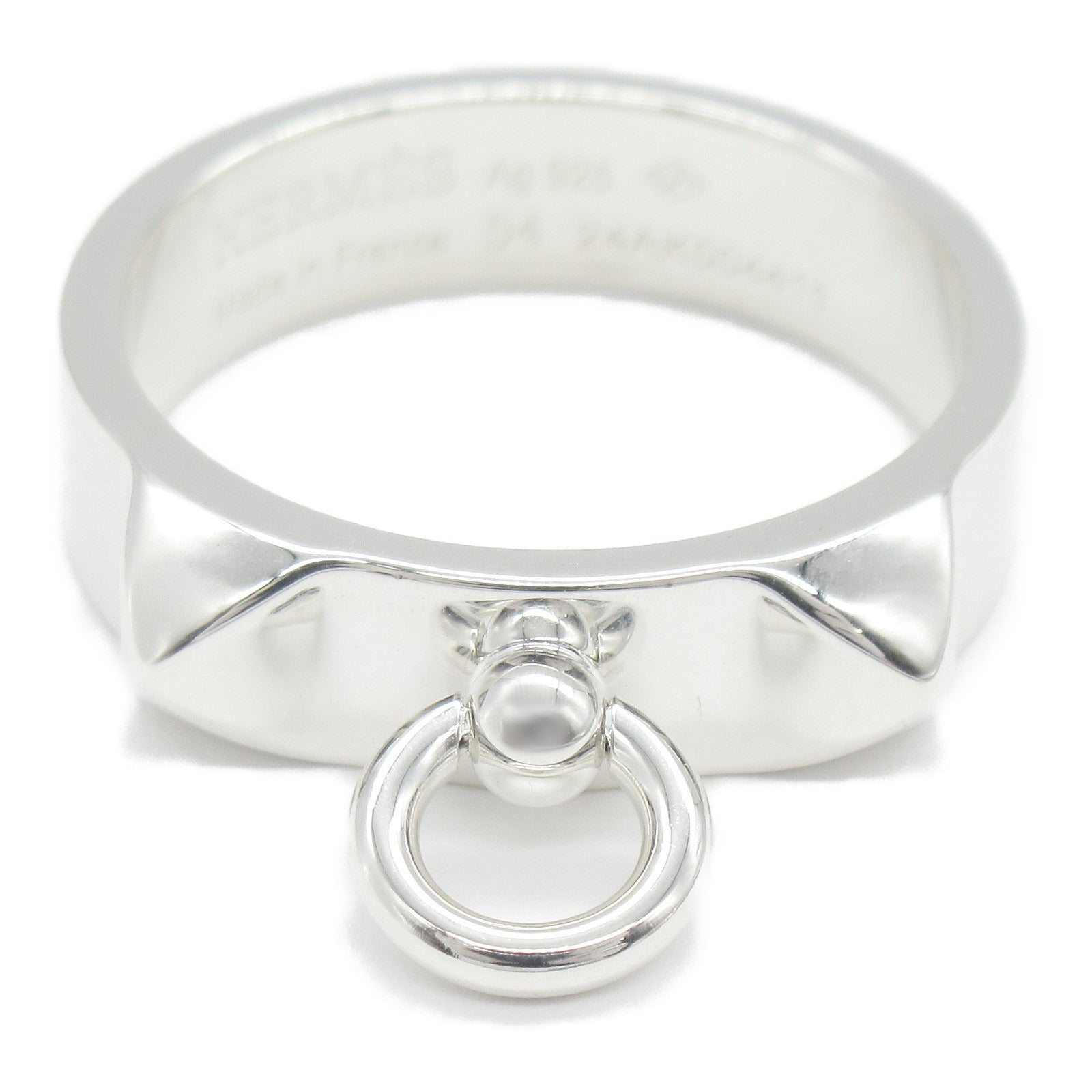 Hermes Silver 925 Ring Collier de Chien PM