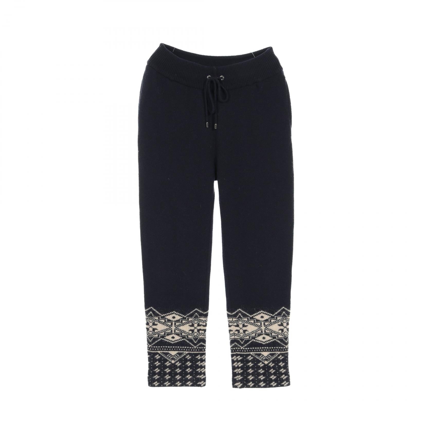 Chanel Wool Cashmere Mohair Knit Pants