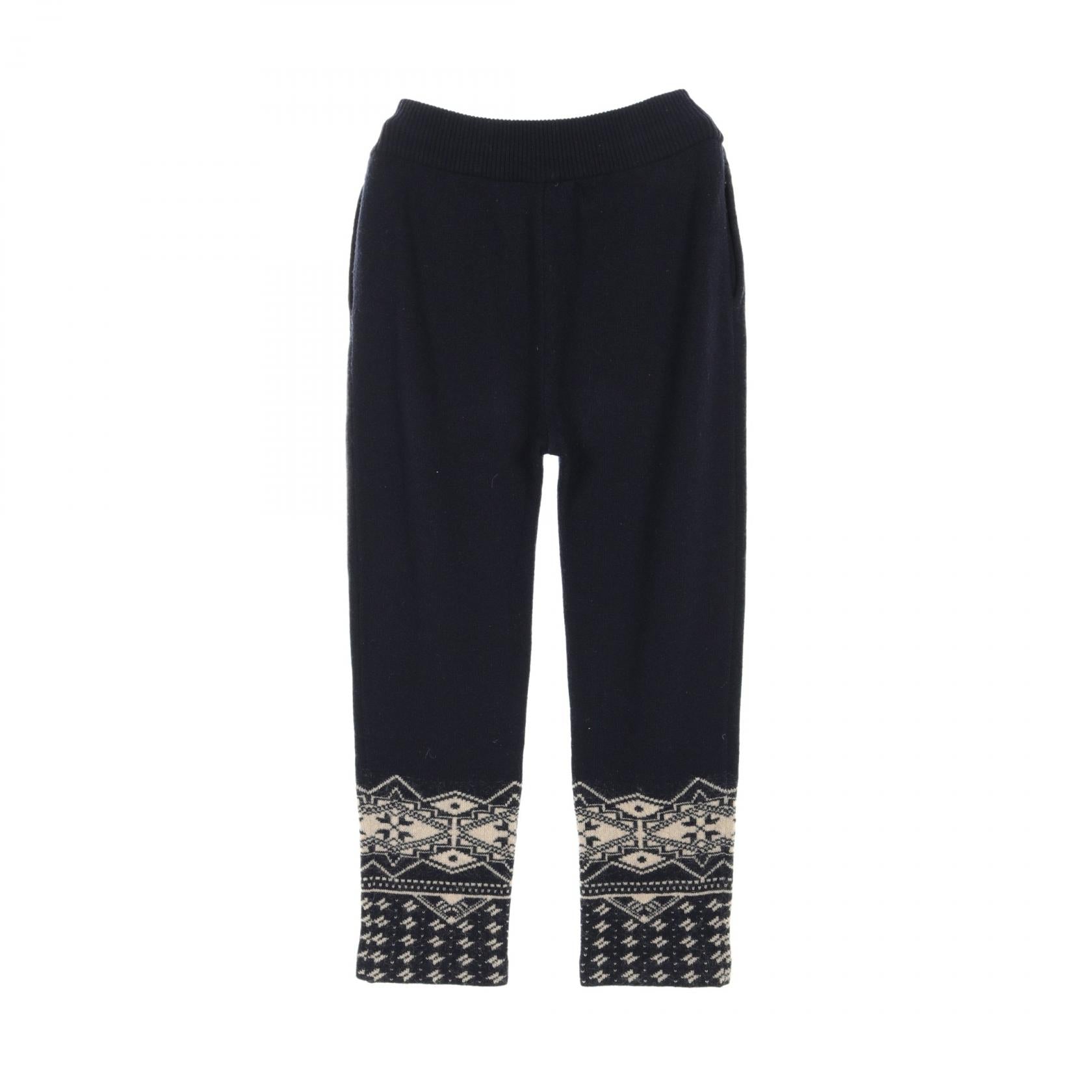 Chanel Wool Cashmere Mohair Knit Pants