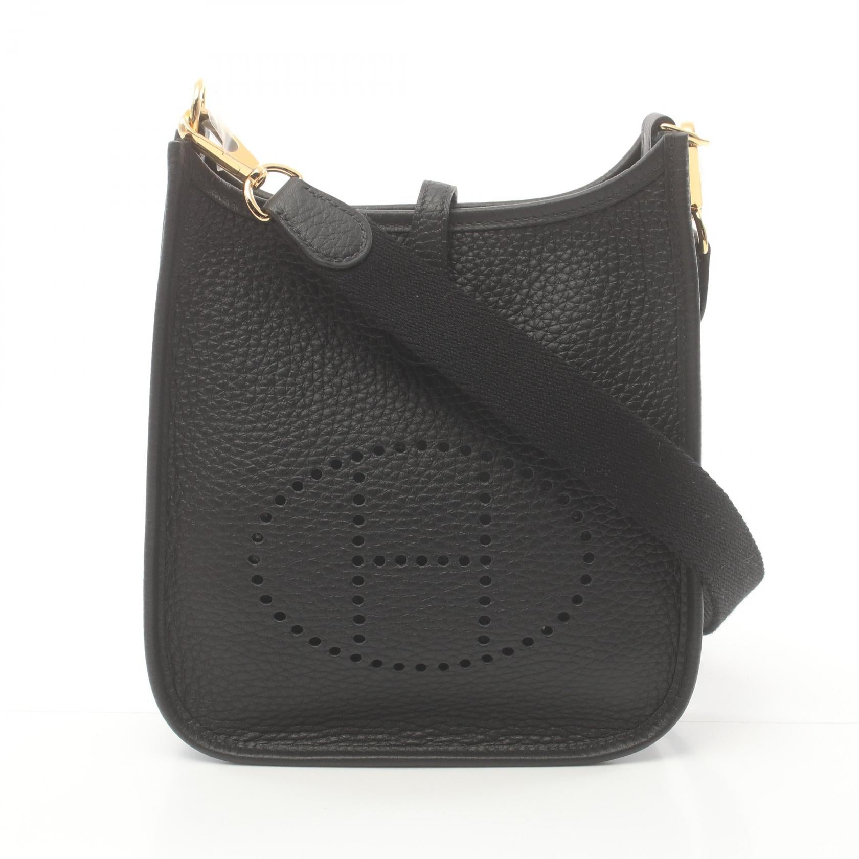 Hermes Evelyne TPM Amazon Shoulder Bag Black