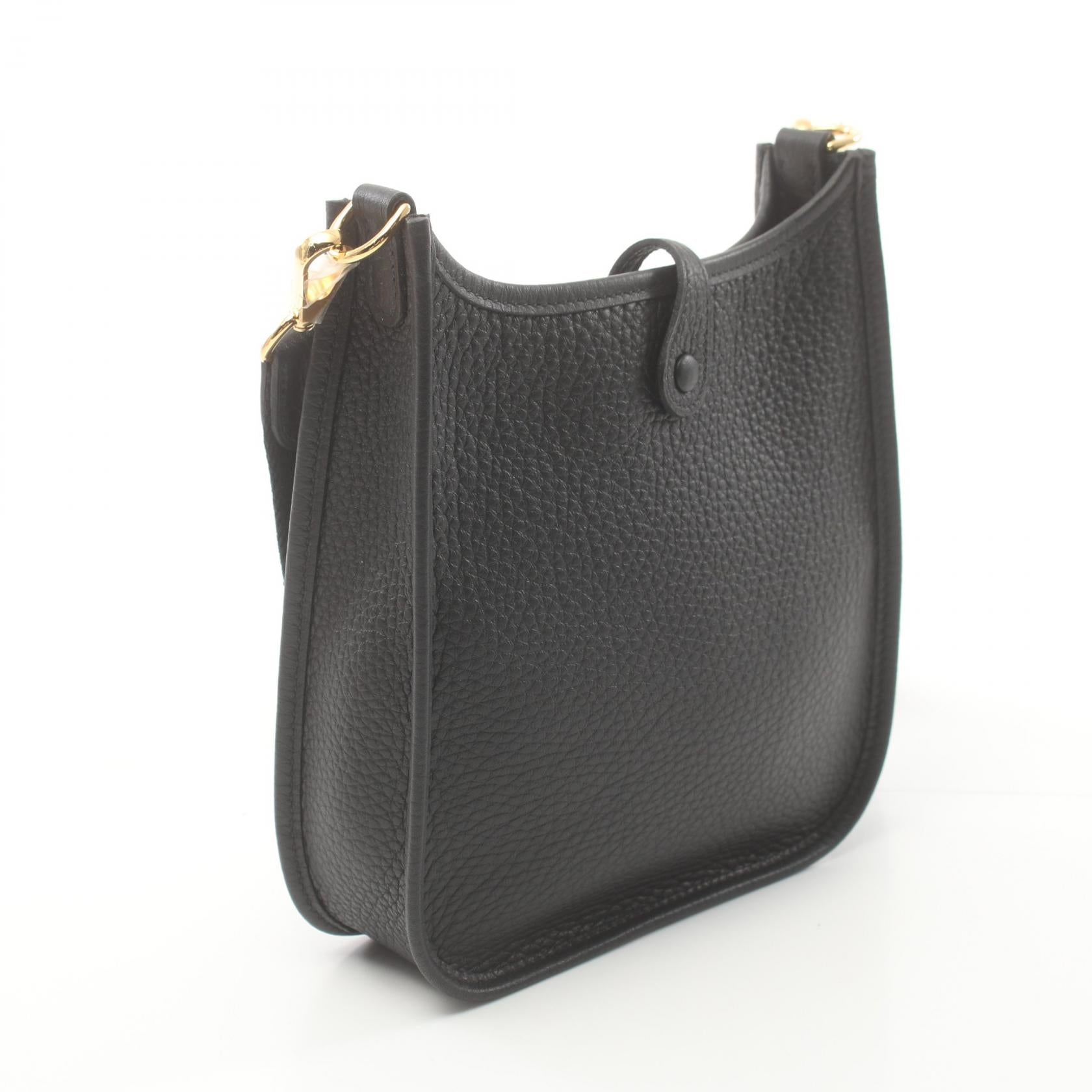 Hermes Evelyne TPM Amazon Shoulder Bag Black