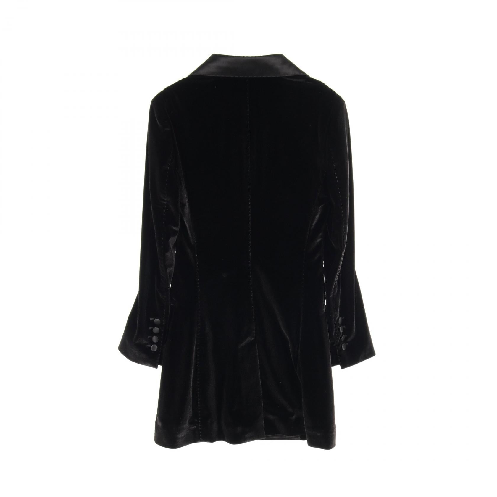 D&G Silk Tailored Jacket Black