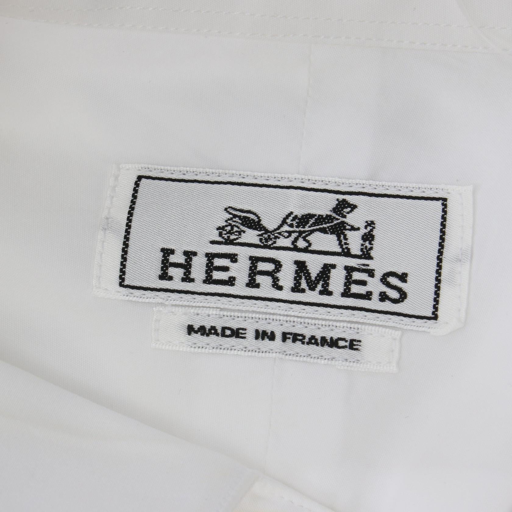 Hermes Cotton Shirt White