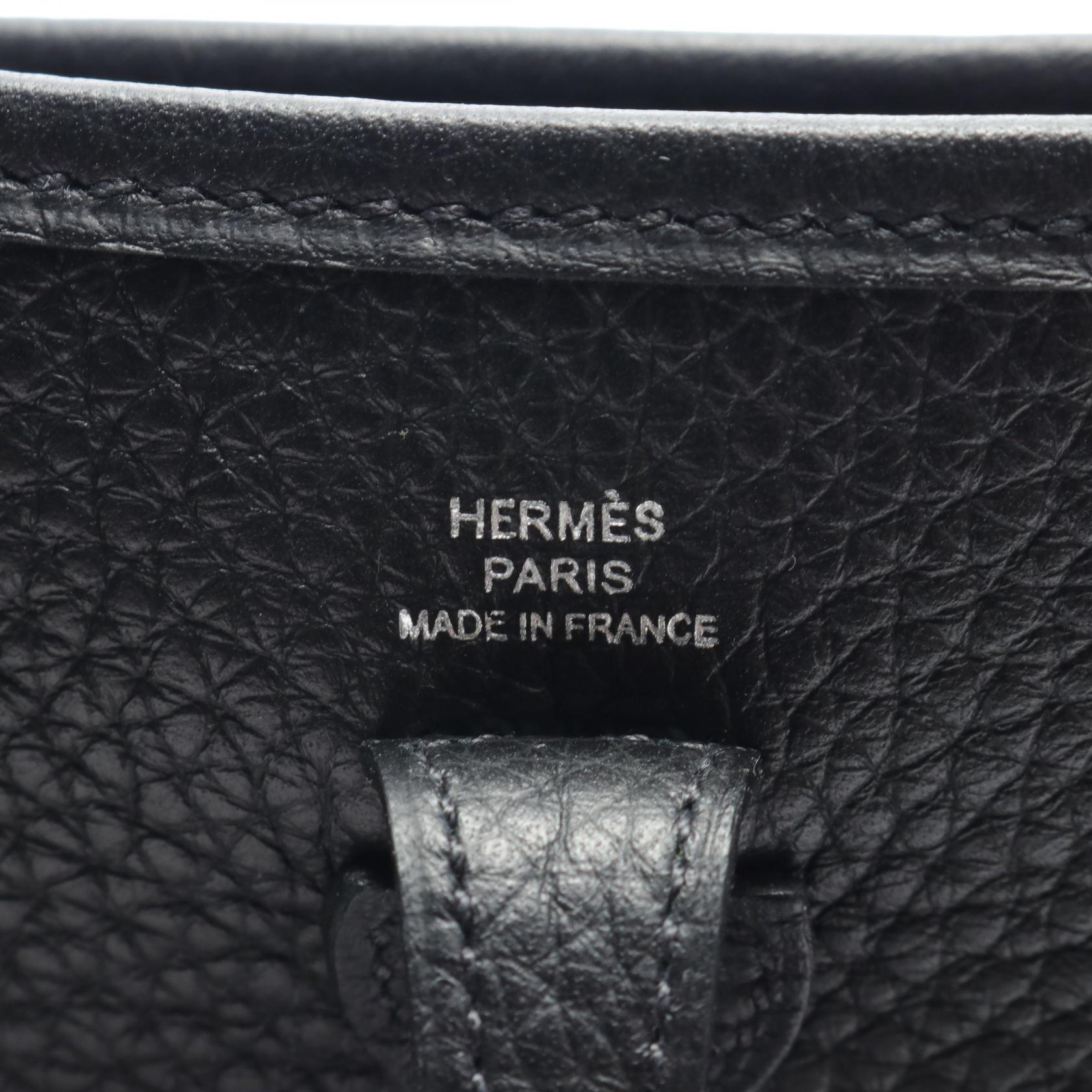 Hermes Evelyne TPM Shoulder Bag Black