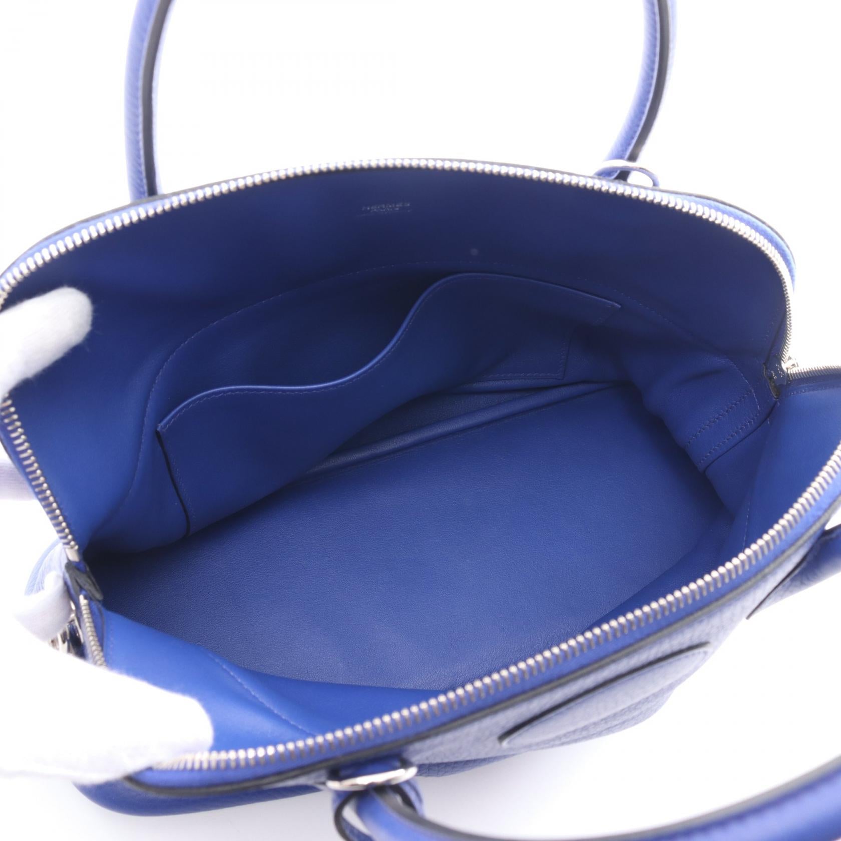 Hermes Bolide 31 Handbag Blue