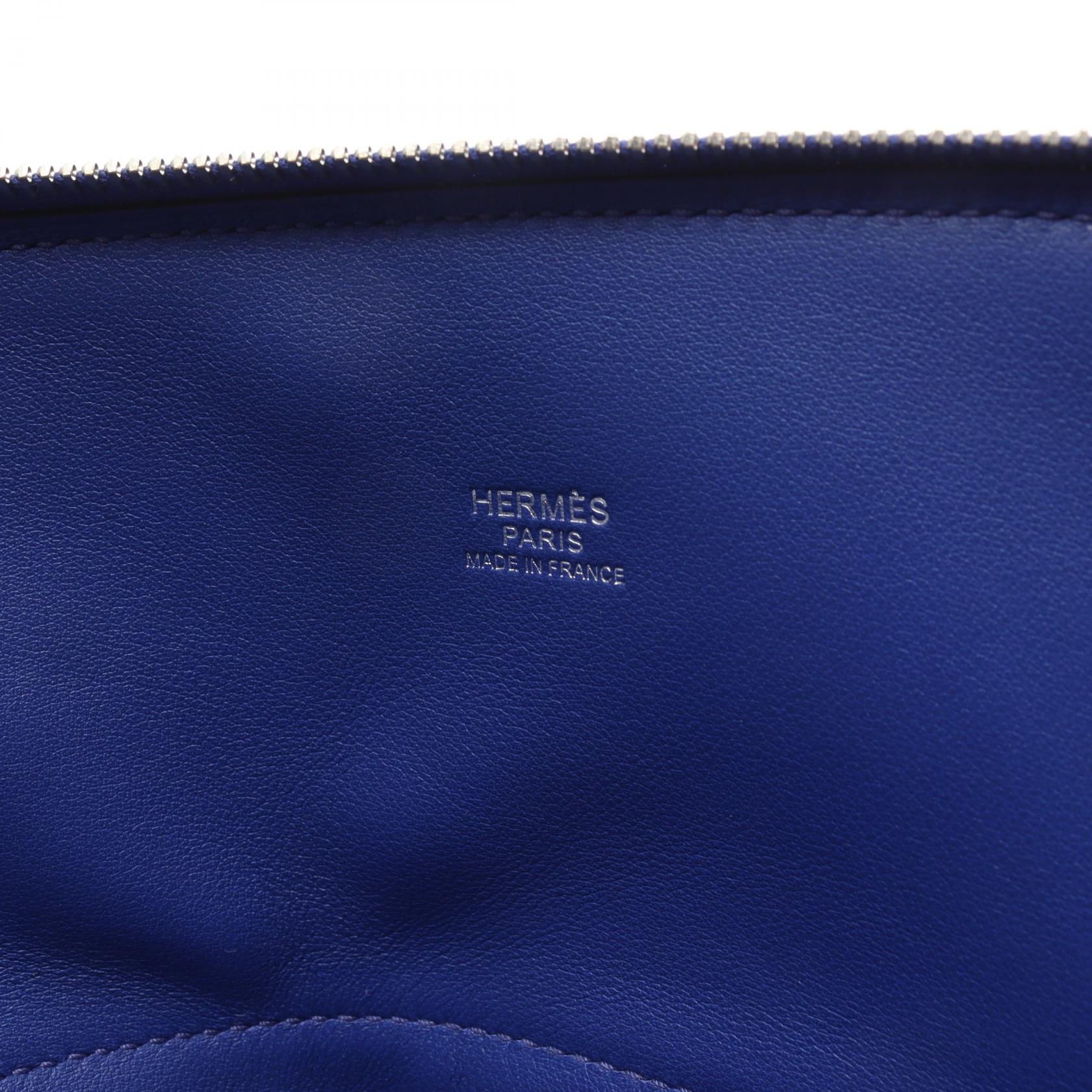 Hermes Bolide 31 Handbag Blue