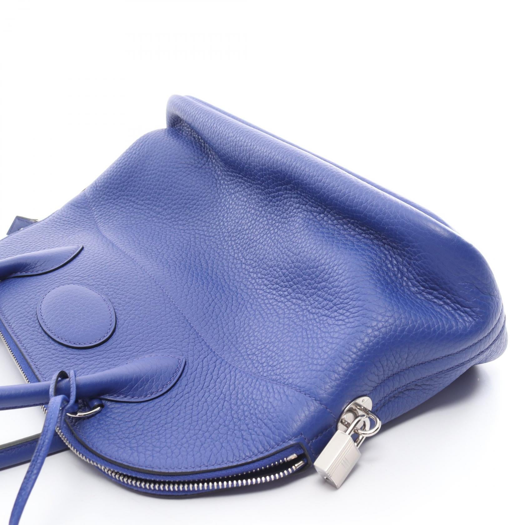 Hermes Bolide 31 Handbag Blue