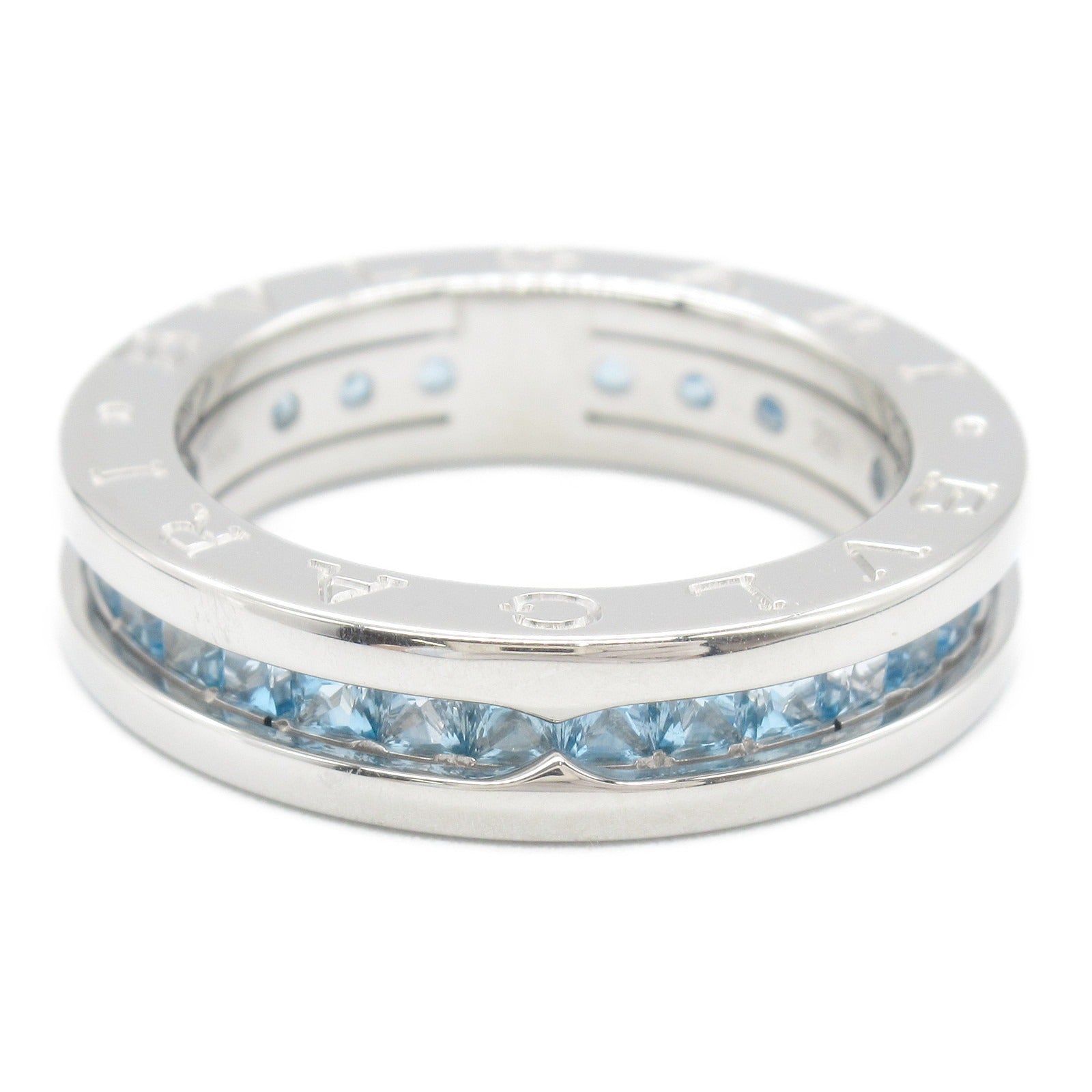 Bvlgari B-zero1 Ring K18WG Blue Topaz