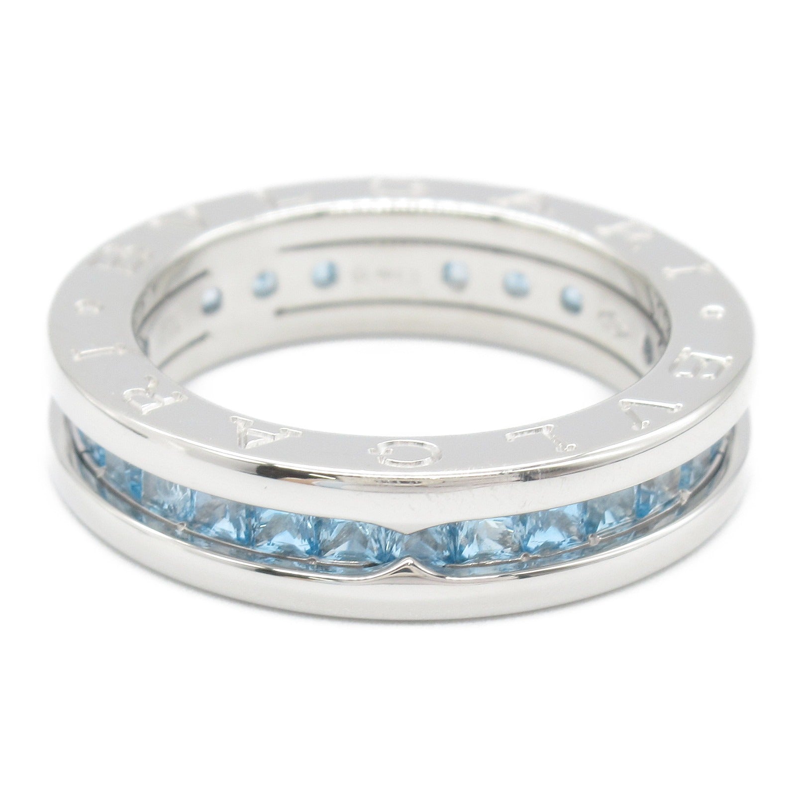 Bvlgari B-zero1 Ring K18WG Blue Topaz