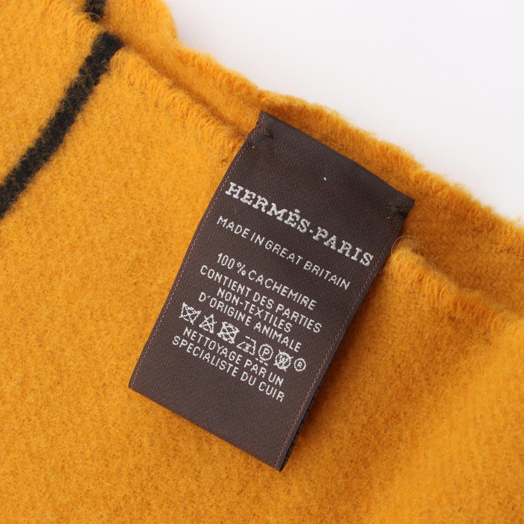 Hermes Cashmere Neo Rocabar Stole