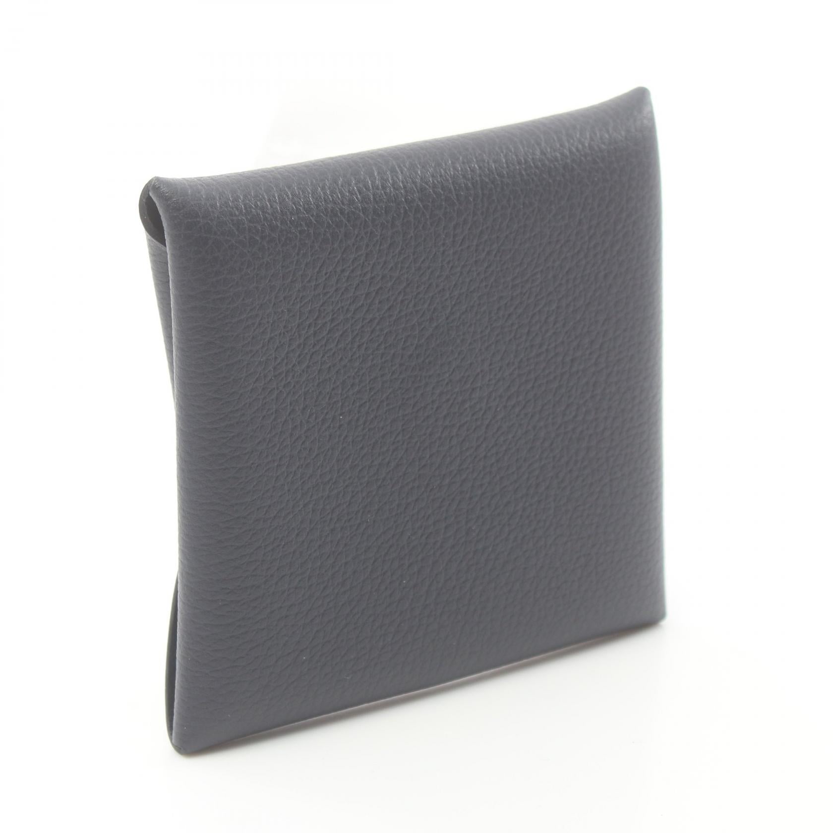 Hermes Bastia Coin Case Evercolor Navy