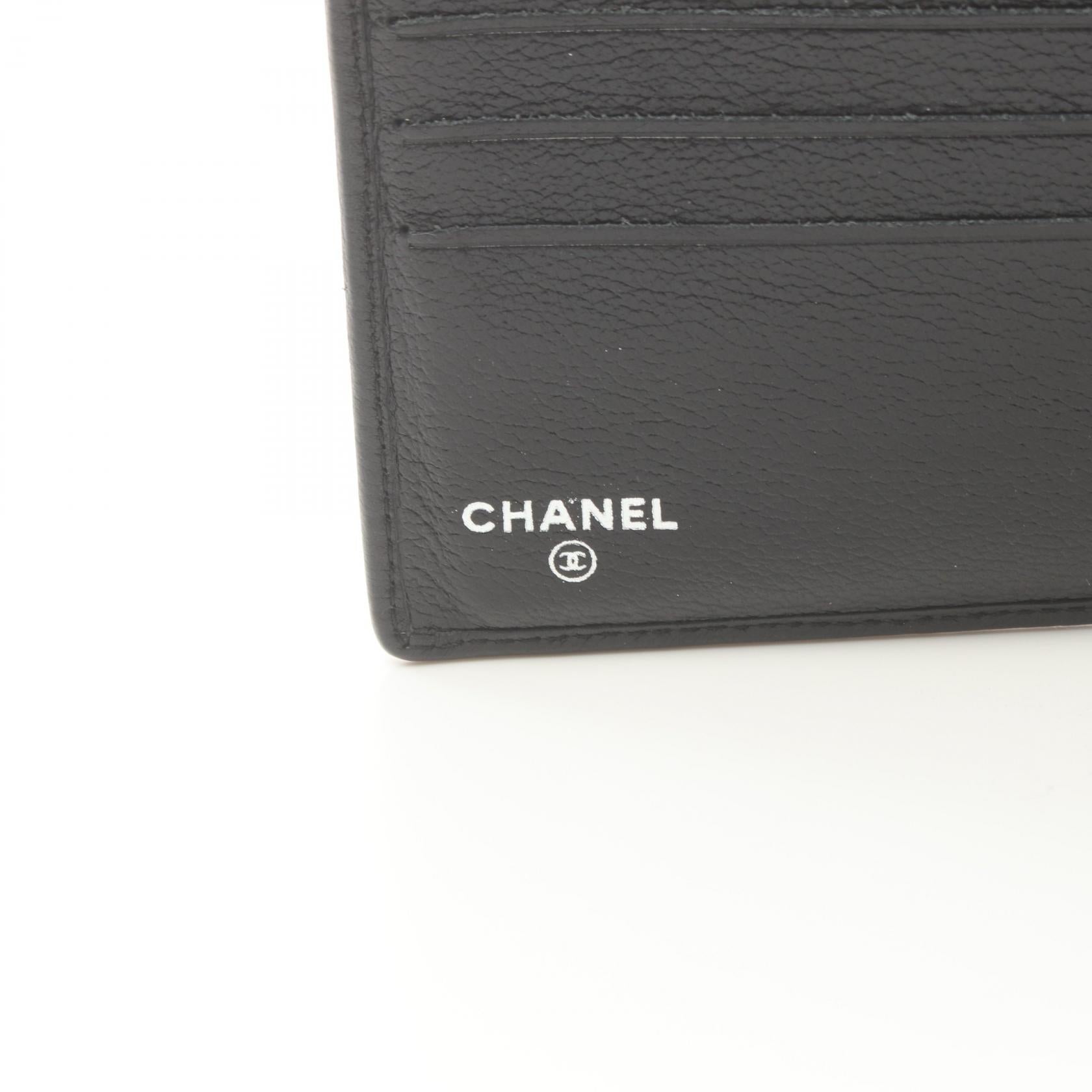 Chanel Lambskin Butterfly Camellia Wallet