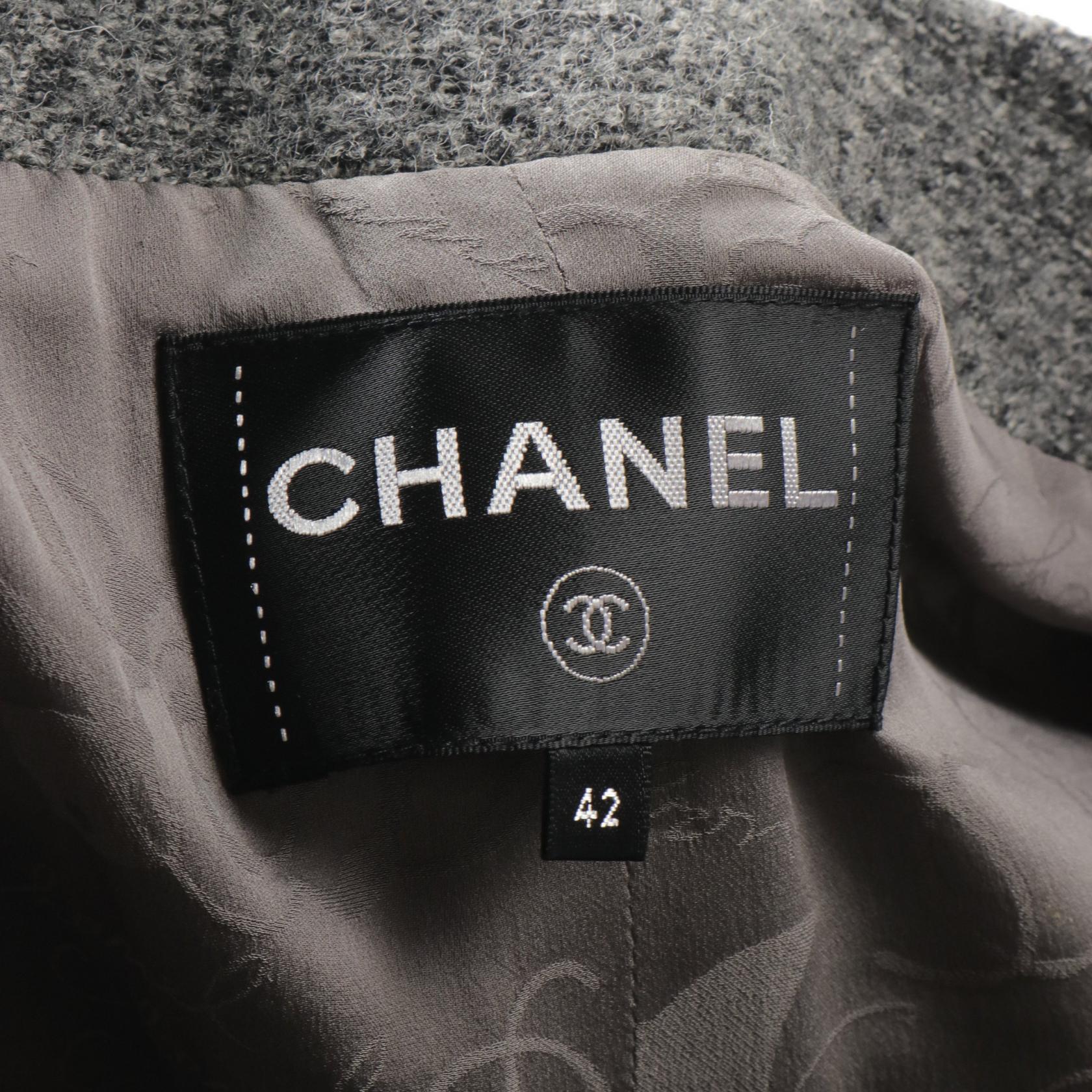 Chanel Camellia Wool Outerwear