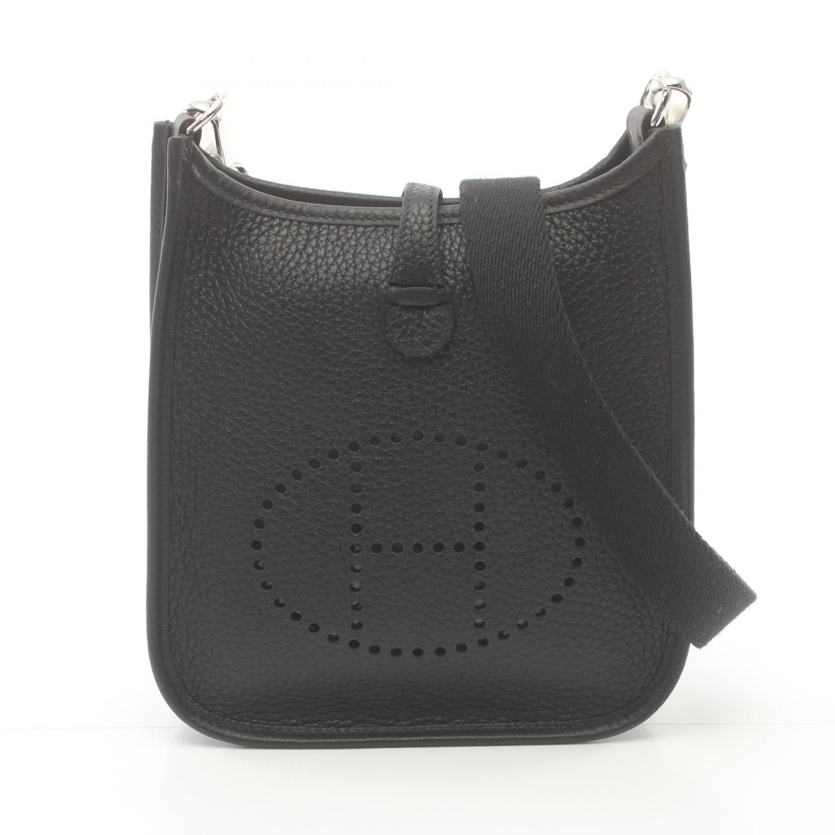 Hermes Evelyne TPM Amazon Shoulder Bag Black