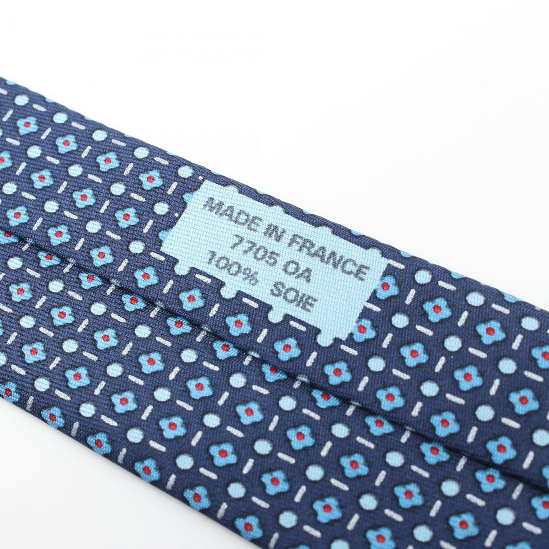 Hermes Silk Tie Navy Multicolor