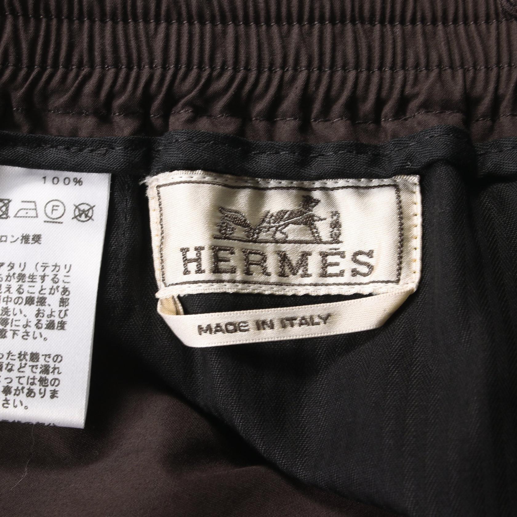 Hermes Cotton Pants Brown