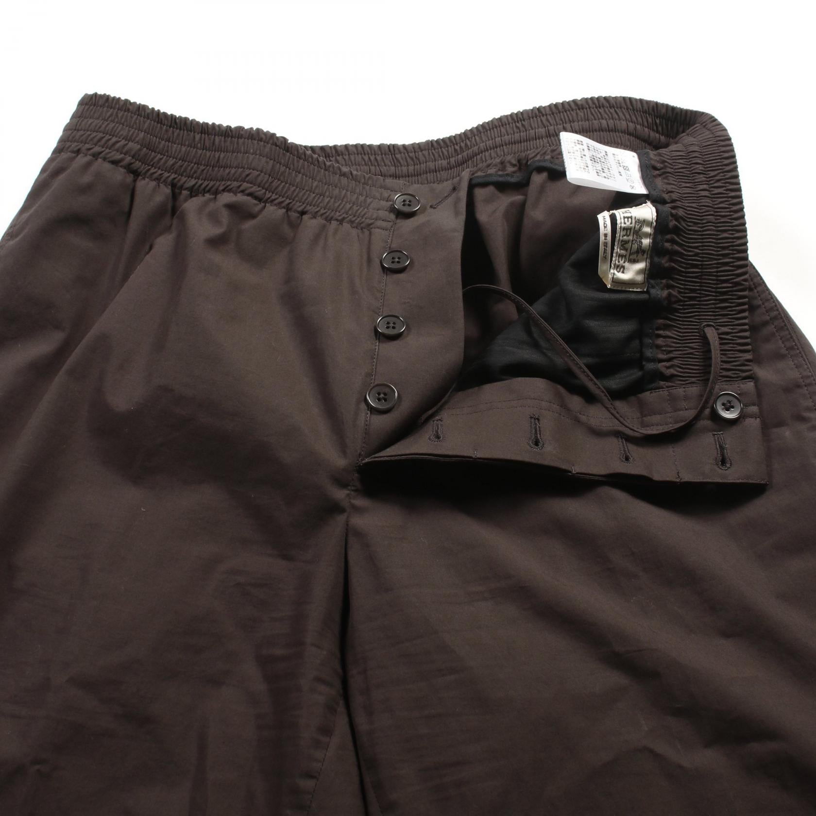 Hermes Cotton Pants Brown