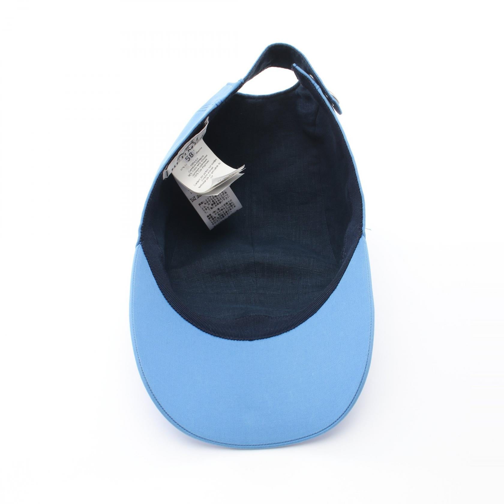 Hermes Cotton Cap Blue